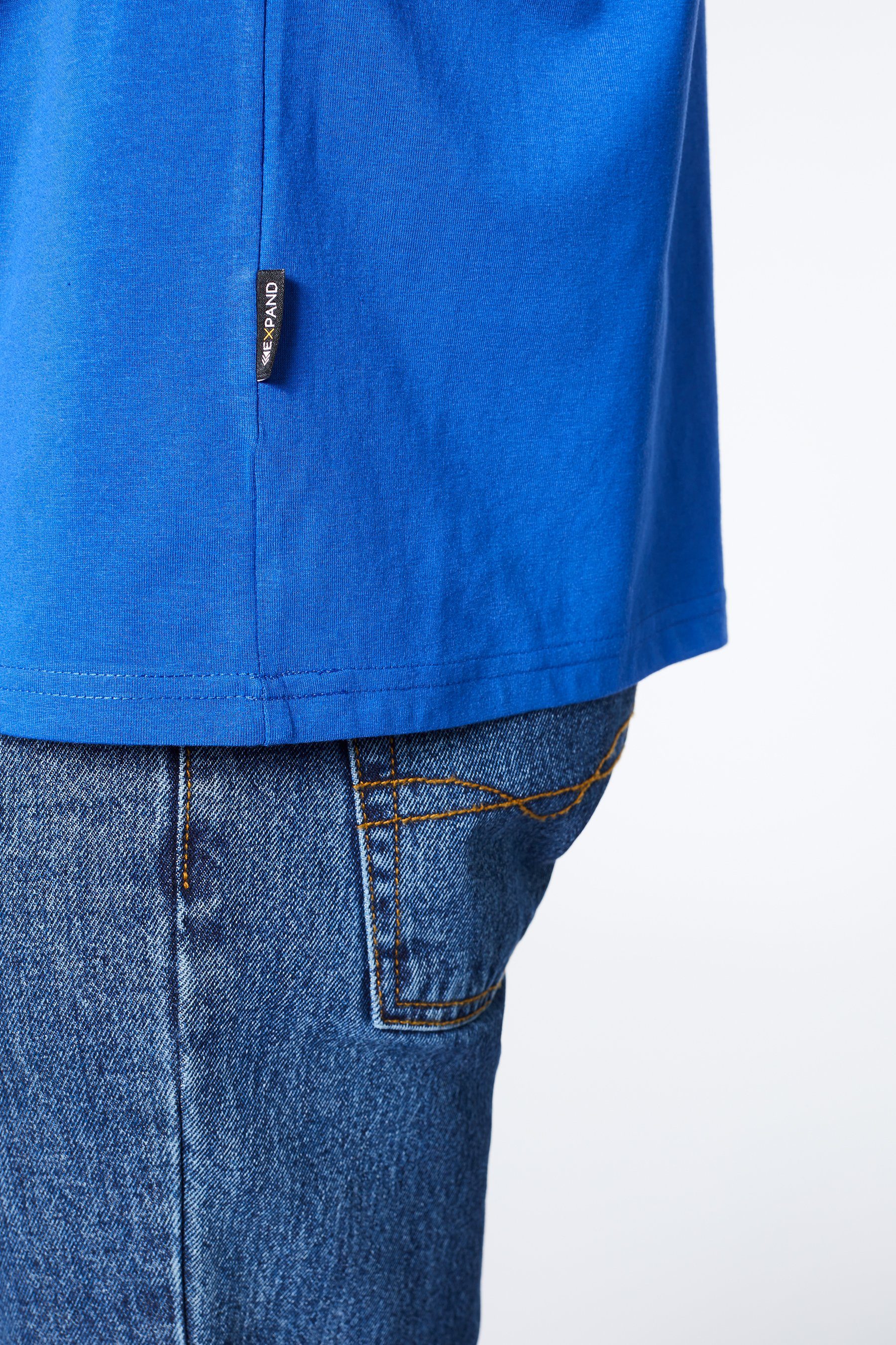 Übergröße in Expand T-Shirt ultramarinblau