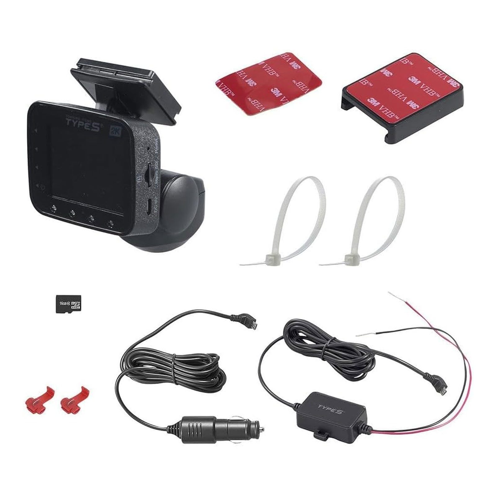 Type S 360 Pro Dashcam (Dashcam 360 Grad Rundumsicht, App Steuerung)