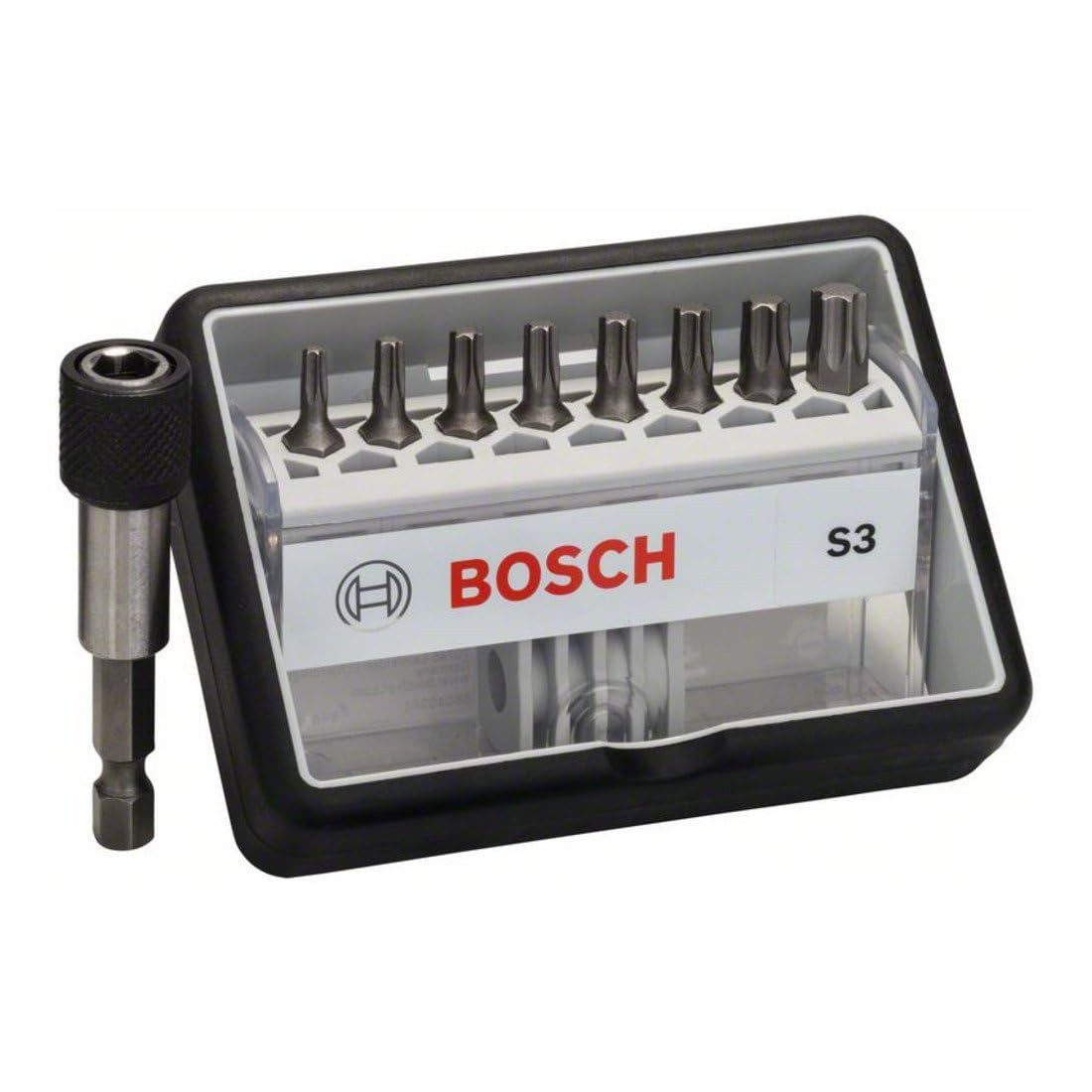 Bosch Professional Bit-Set Bosch Schrauberbit-Set Robust Line S Extra-Hart 8 + 1-teilig 25 mm TX
