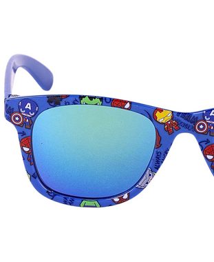 The AVENGERS Sonnenbrille Marvel für Kinder mit Spiegeleffekt & 100% UV Schutz