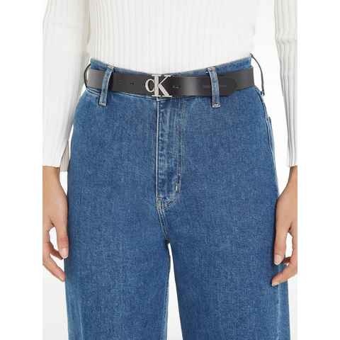 Calvin Klein Jeans Ledergürtel ROUND MONO LTHR BELT 30MM