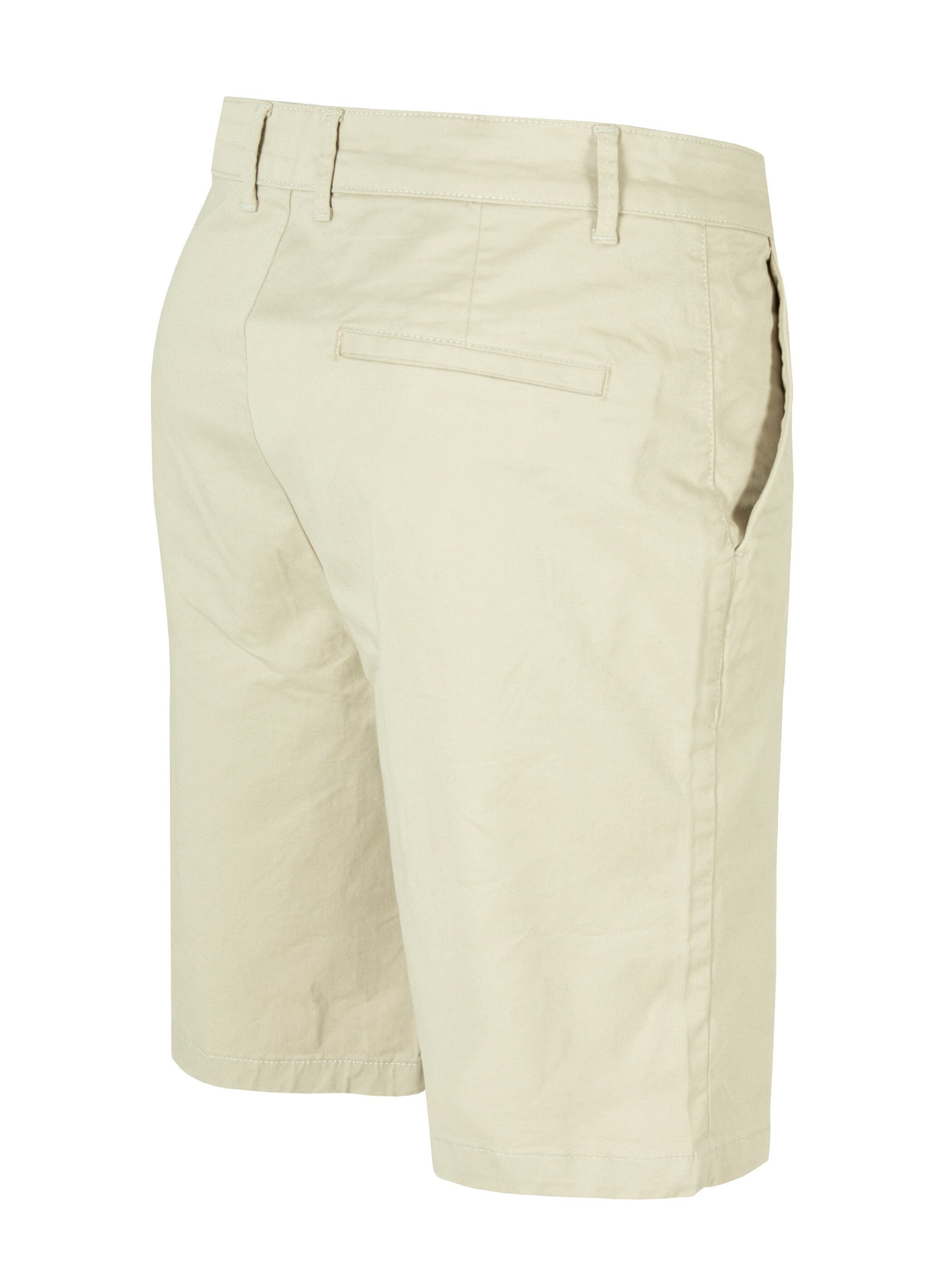 Taupe Shorts WOTEGA mit Stretchanteil kurze Beige Chinoshorts Herren 161210) Chino Spring (Light