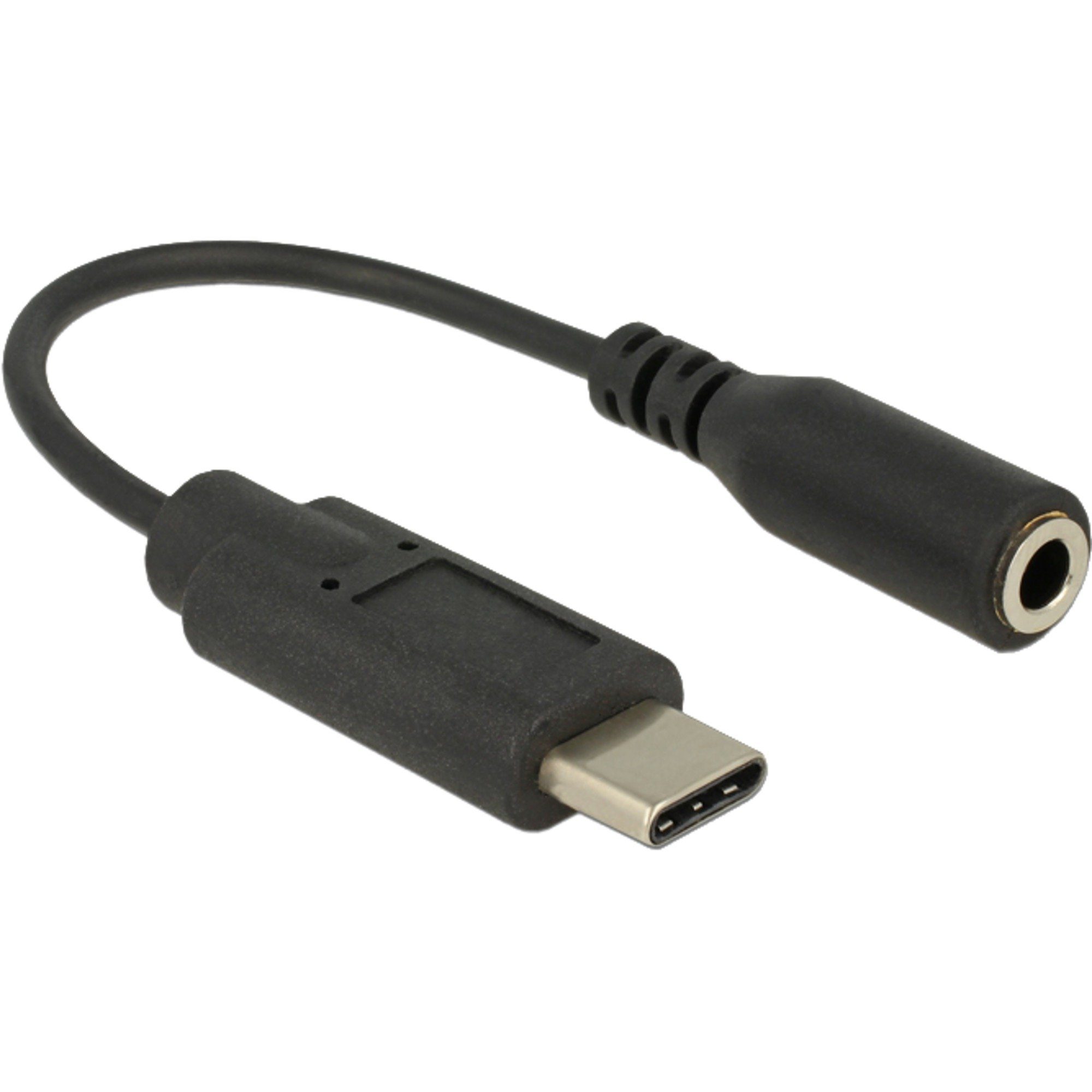 Delock DeLOCK USB 2.0 Adapter, USB-C Stecker > 3,5mm Audio-Kabel