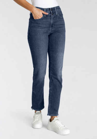 Levi's® 5-Pocket-Jeans 724 BUTTON SHANK mit Reisverschlussdetail am Saum