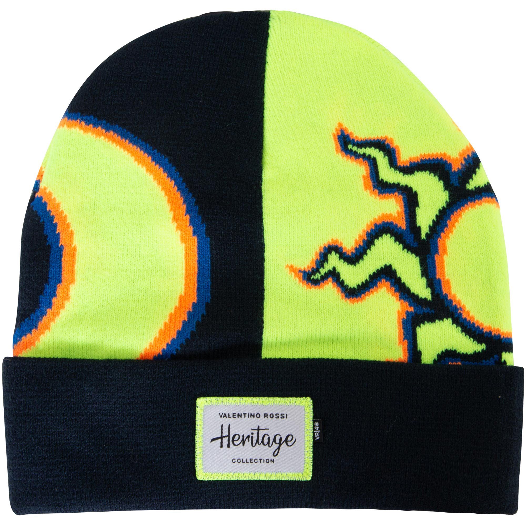 VR46 Beanie Valentino Rossi Mütze Heritage Sonne Mond