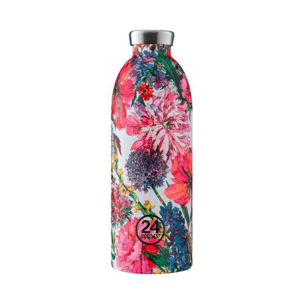 24 Bottles Thermoflasche Thermo-Trinkflasche 0,85 l Clima Bottle Begonia, Thermo-Trinkflasche, Ø8,4cm, 18-8 Edelstahl