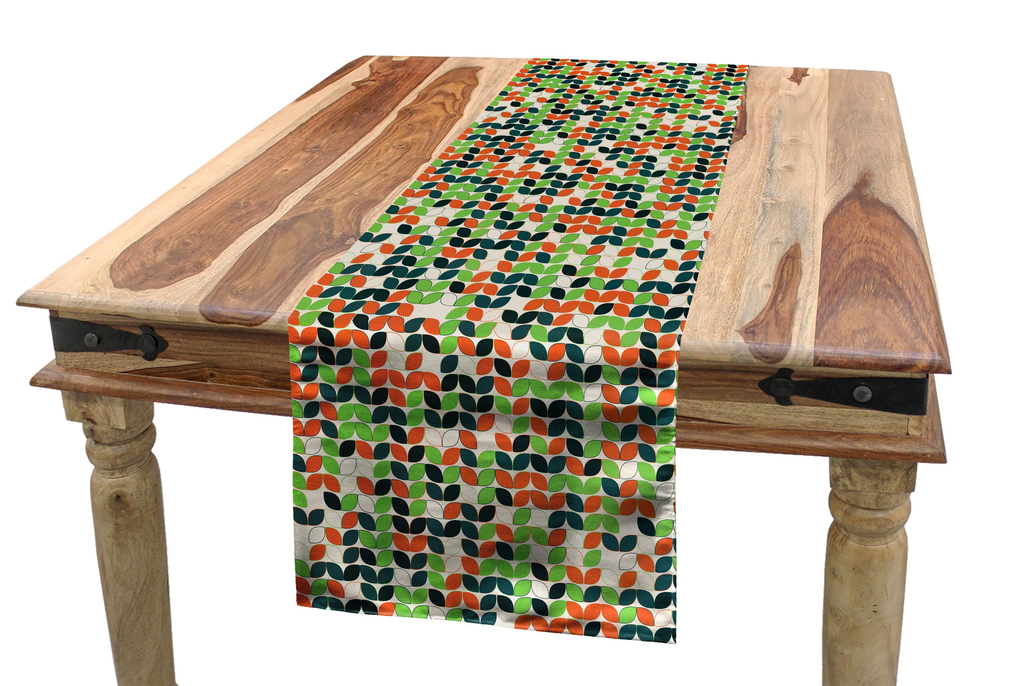 Tischläufer Dekorativer Tischläufer, Motiv Abakuhaus Silhouette Abstrakt Rechteckiger Bunt Esszimmer Küche