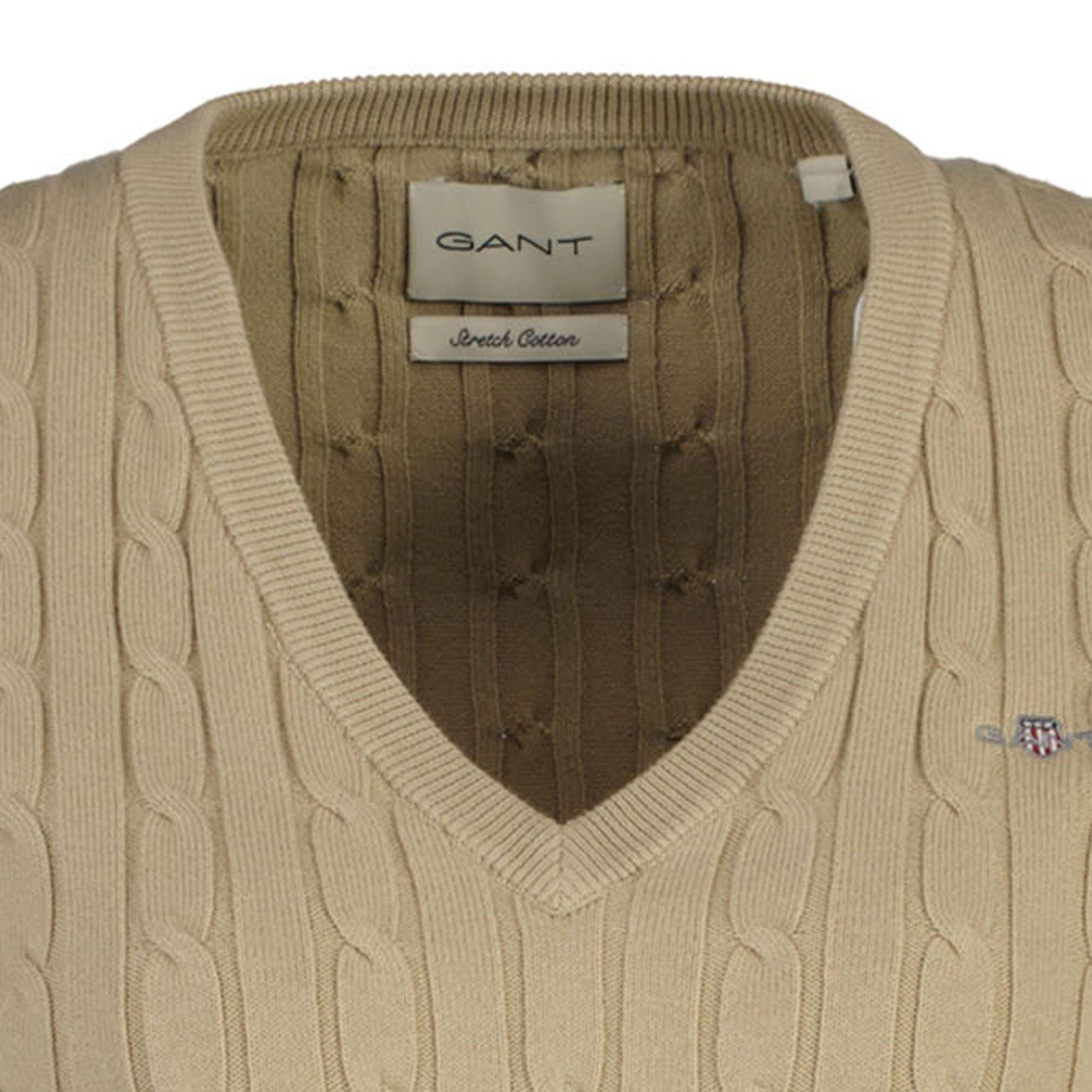 Gant Sweater Damen Strickpullover Baumwolle