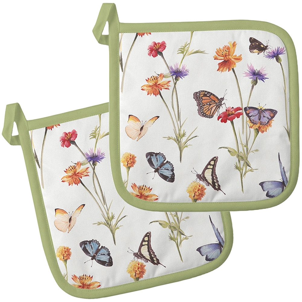Ambiente® Topflappen Butterfly garden, (2-tlg., 2-teilig), günstig online kaufen