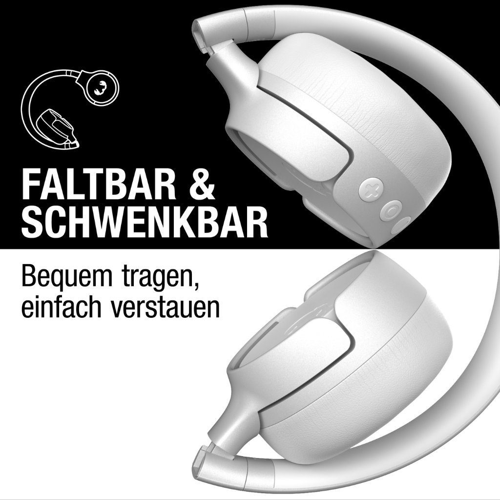 Design, Faltbares Bis Lange zu Grey Fresh´n Freiheit, Ice Code Fuse Rebel Stunden) 30 wireless Wiedergabezeit: (Kabellose Kopfhörer