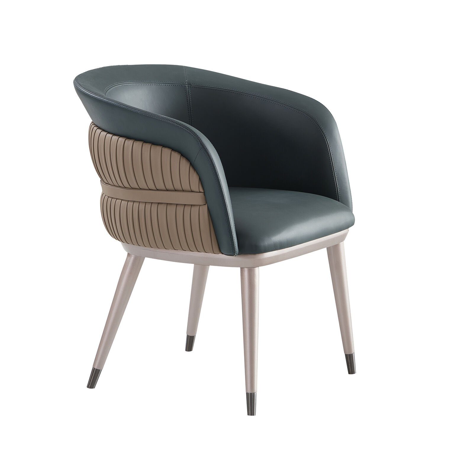 Grün Möbel Loungesessel Stuhl Stühle Club Edelstahl JVmoebel Design Luxus Lounge Moderne