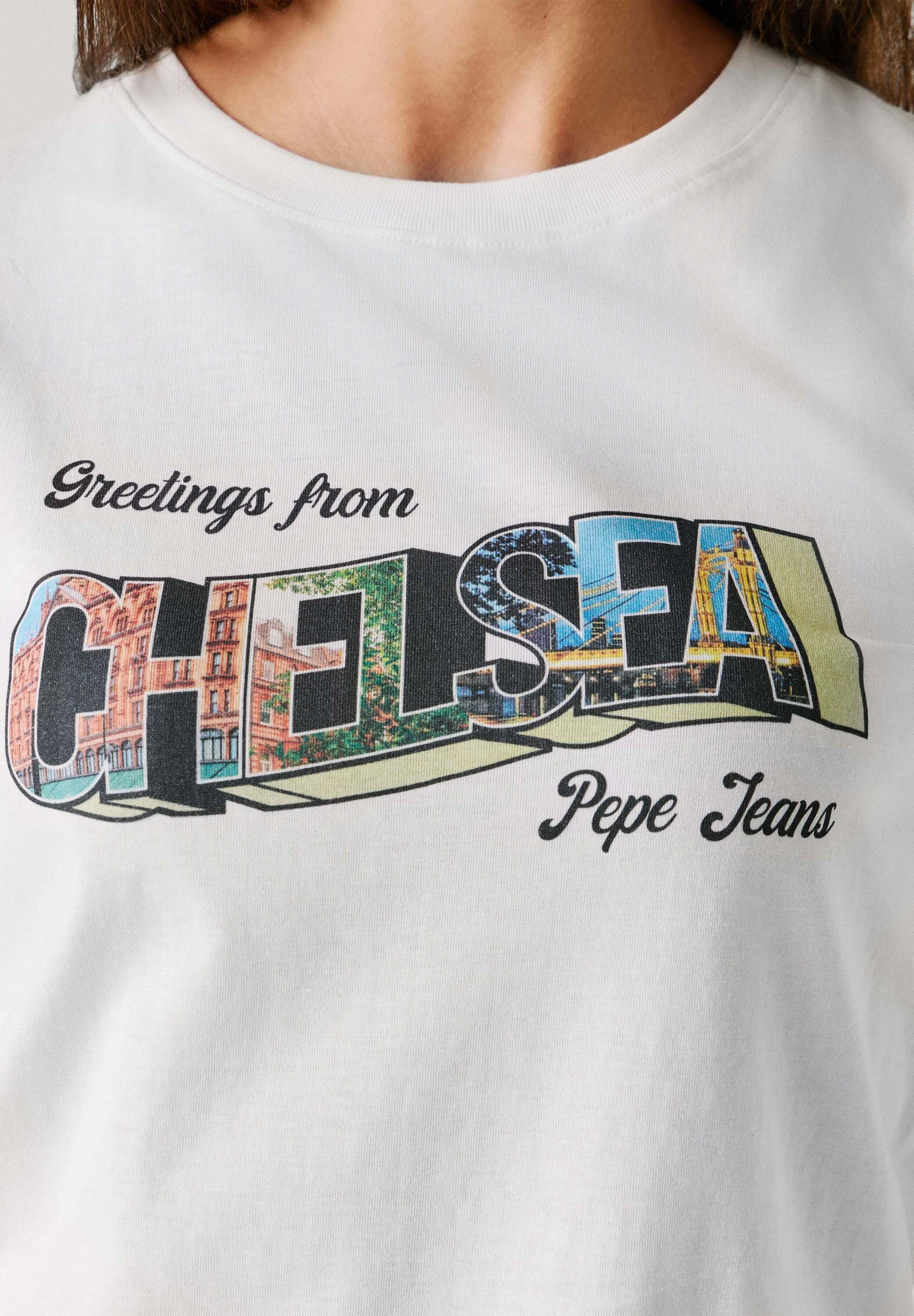Pepe Jeans T-Shirt einfaches T-Shirt NELA – Bild 5 von 5