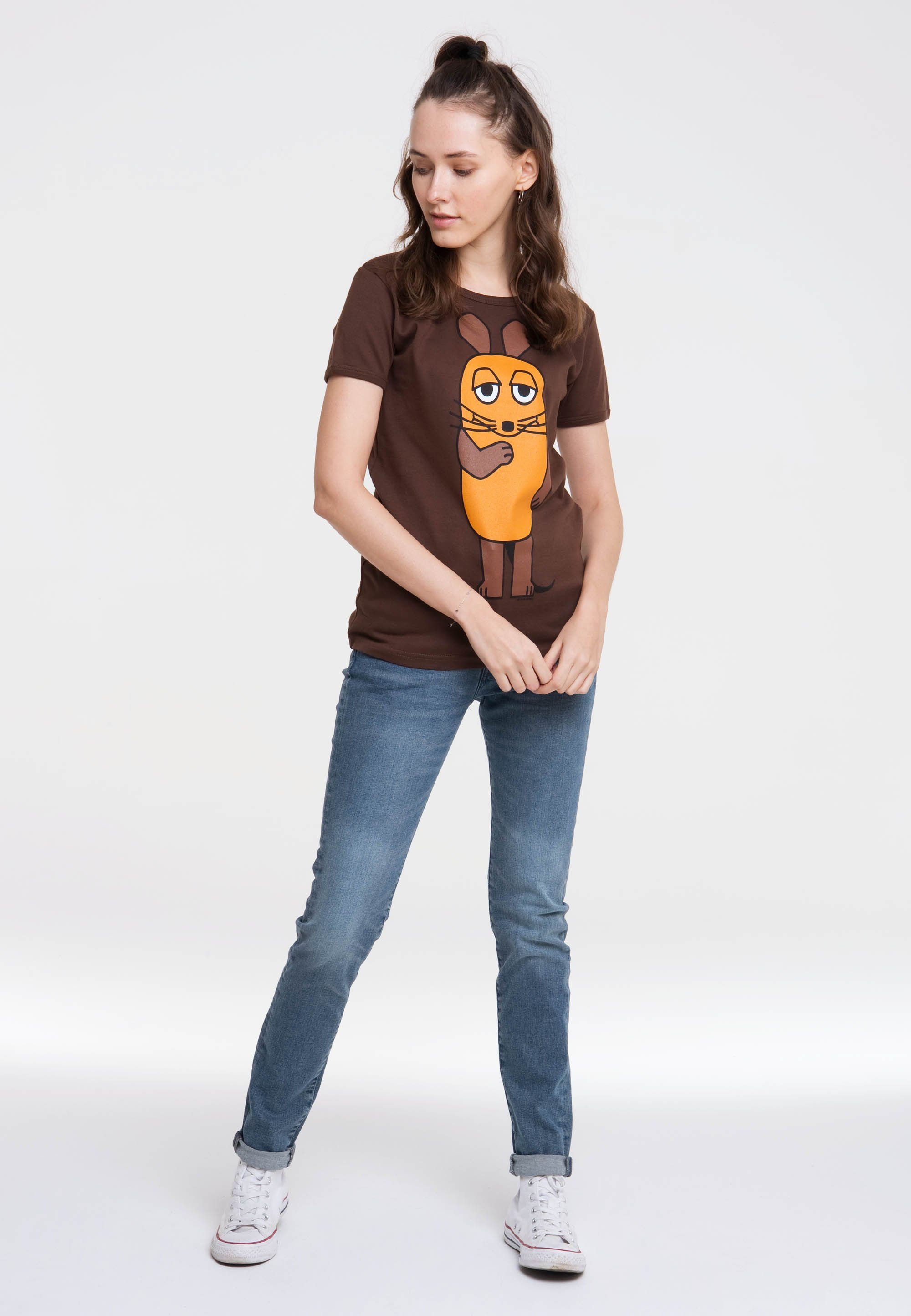 LOGOSHIRT T-Shirt "Die Sendung mit der Maus", mit lizenziertem Design günstig online kaufen