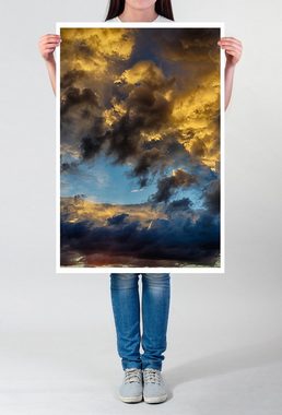 Sinus Art Poster 90x60cm Poster Stürmischer Himmel