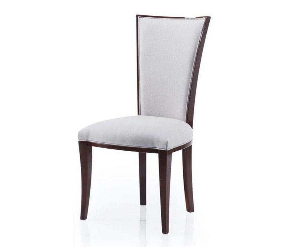 Xlmoebel Esszimmerstuhl XLMOEBEL Designerstuhl aus Massivholz in dunklem Holzton, Made in Europa