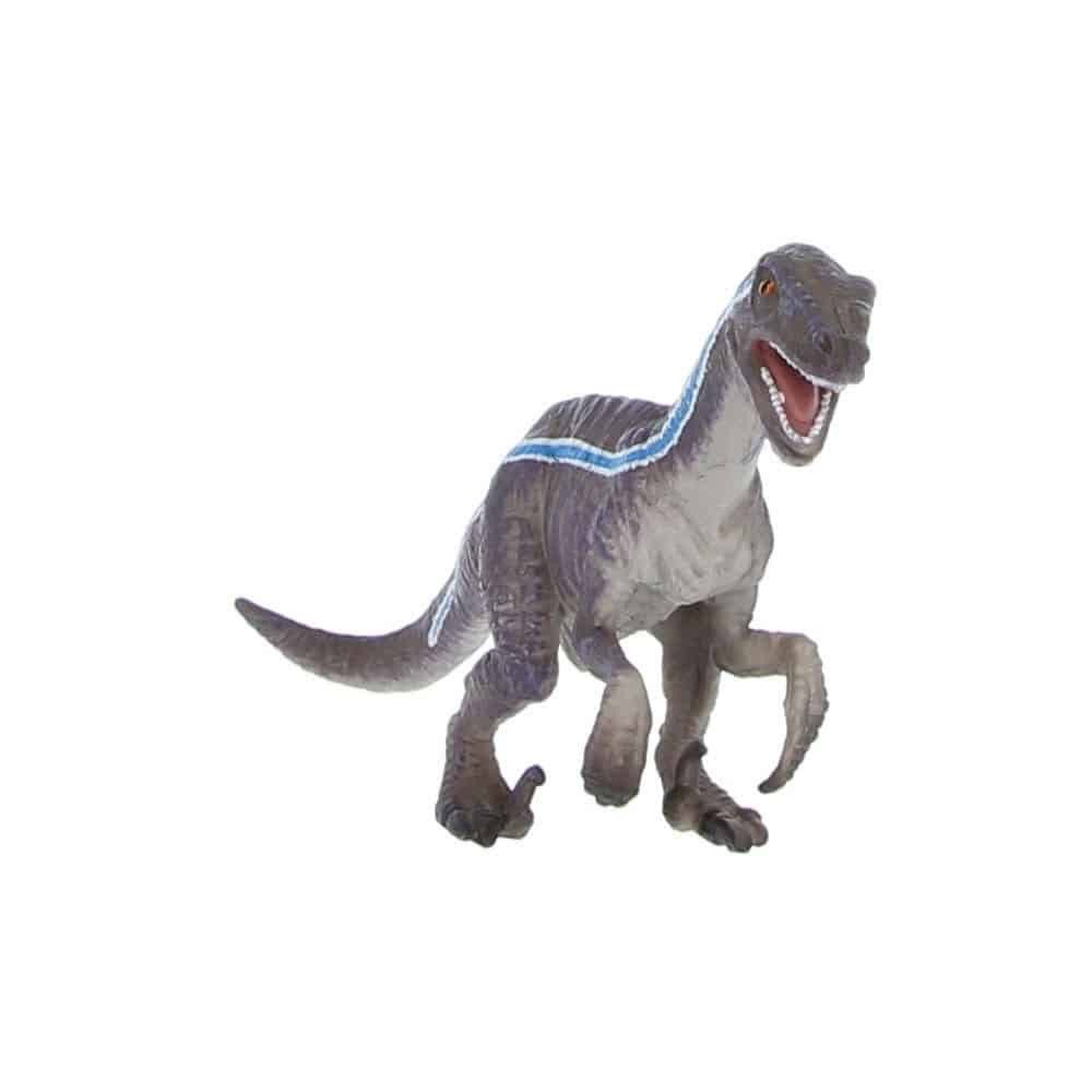 Besttoy Spielfigur Besttoy Dinosaurier - Velociraptor hockend - Spielfigur 381022