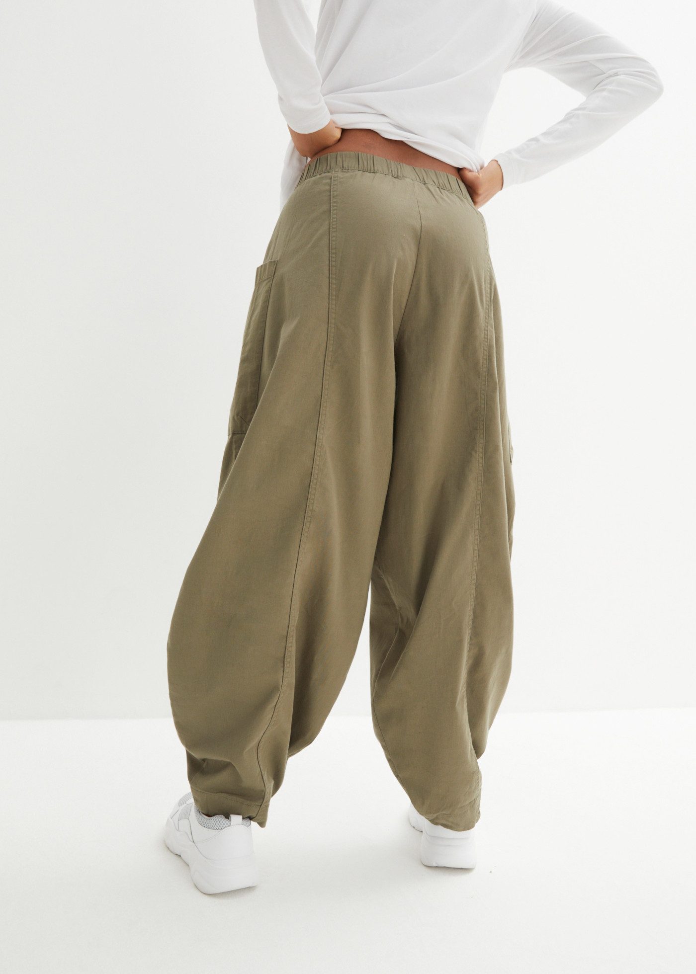 bonprix Pumphose extra weiter Schnitt, bequemer Bund, lockere Passform im Loose Fit