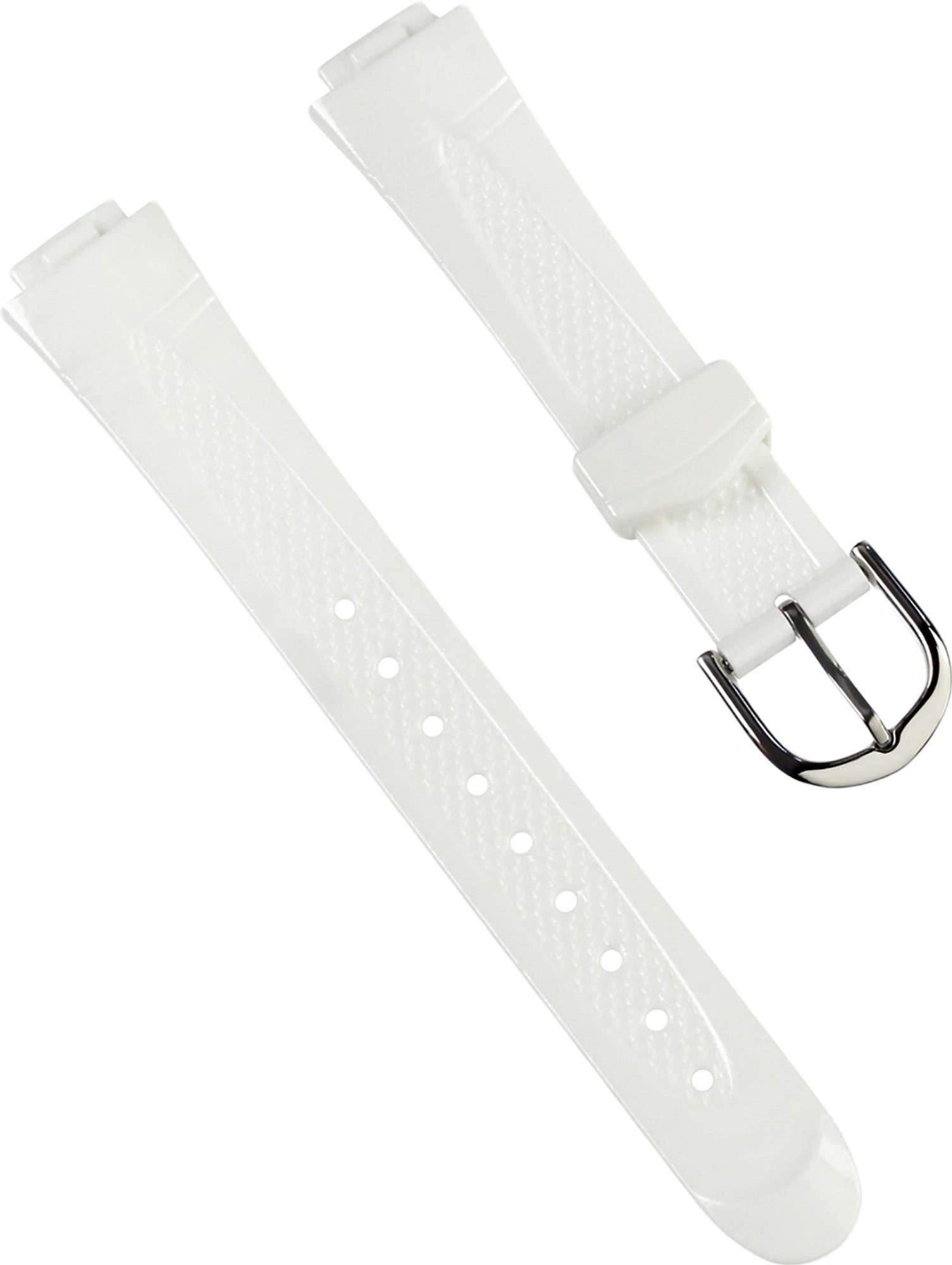 CALYPSO WATCHES Uhrenarmband Calypso Damen Uhrenarmband 10mm PU-Band, Damen Uhrenarmband, PURarmband weiß, Casual