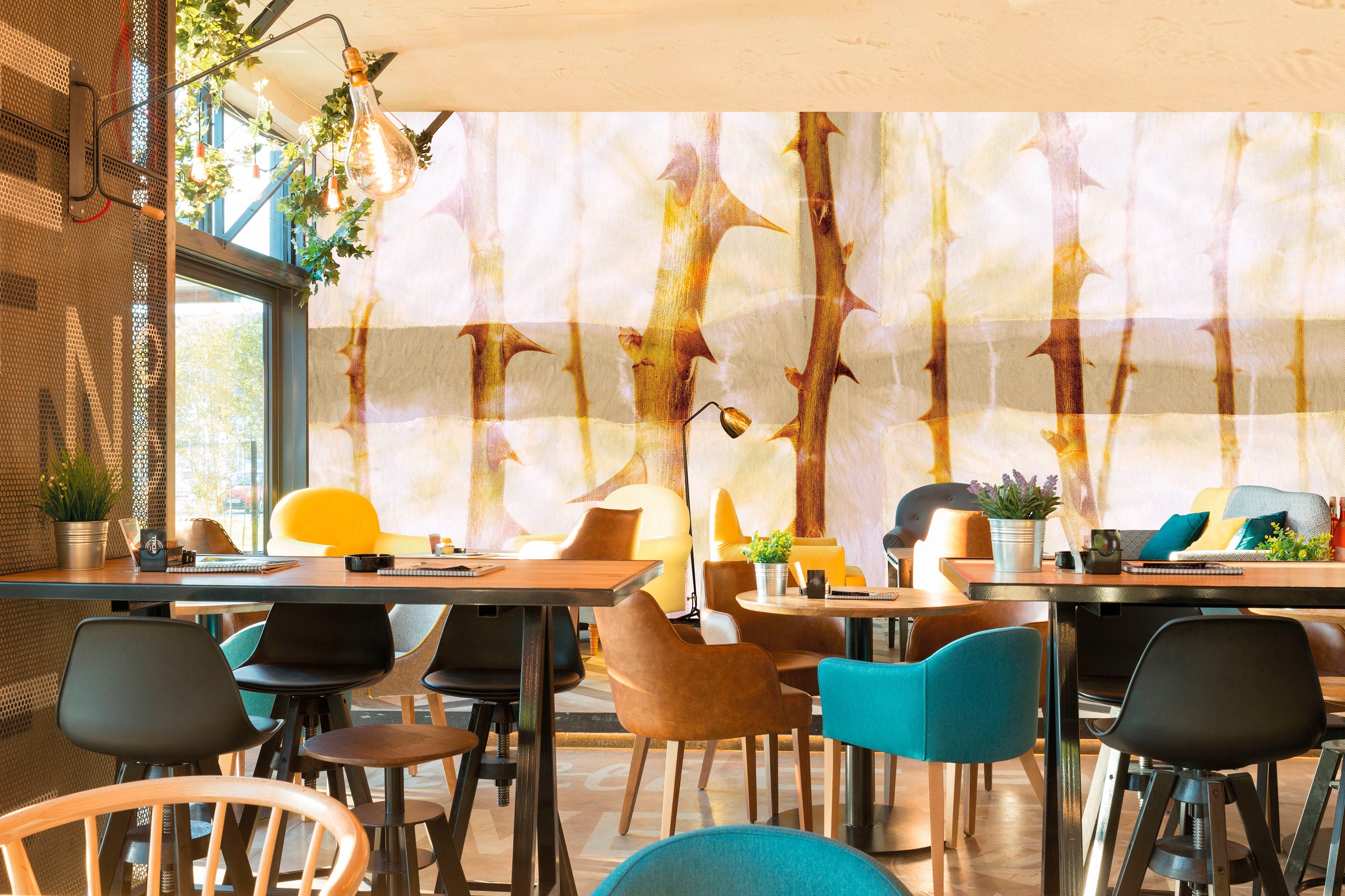 Architects Paper Fototapete Atelier 47 Thorn Art 2, glatt, floral, (4 St), Vlies, Wand, Schräge, Decke