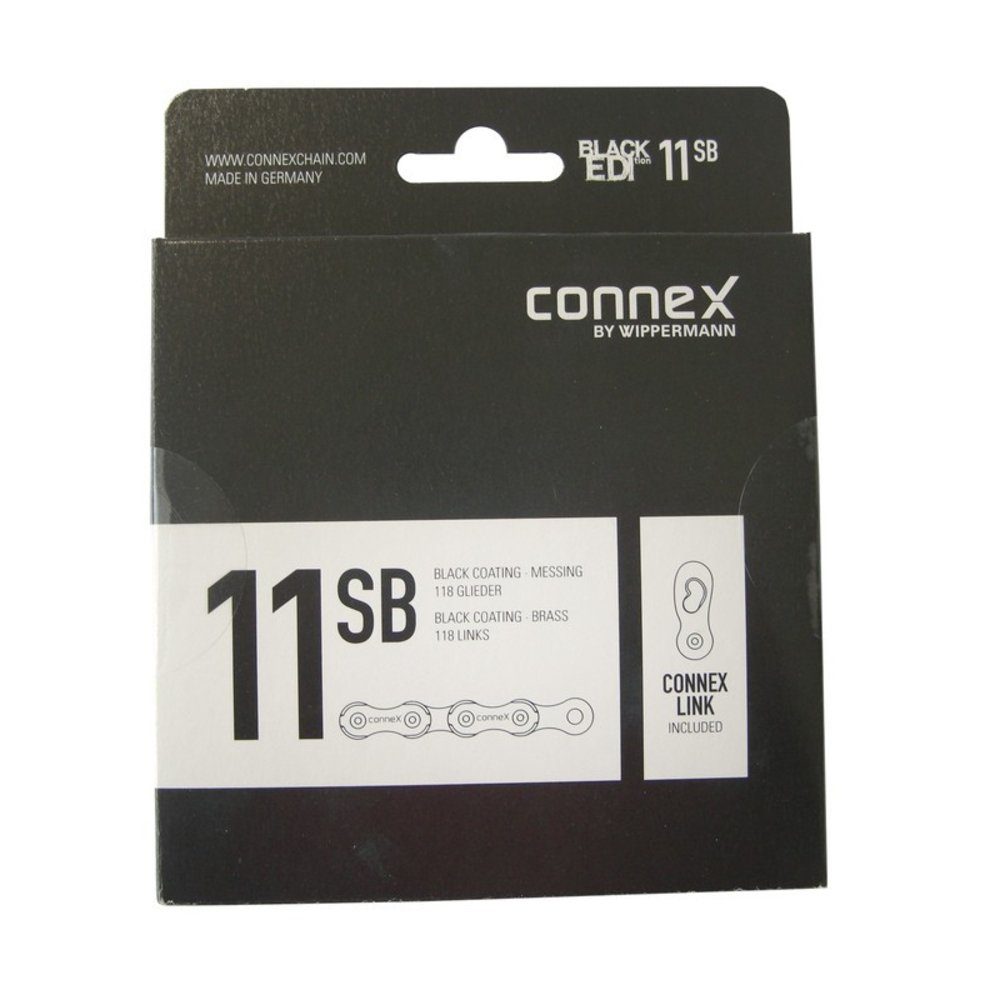 Connex Fahrradketten Schaltungskette "11SB", 1/2" x 11/128", 118 Glieder, 5,6 mm, 11-fach
