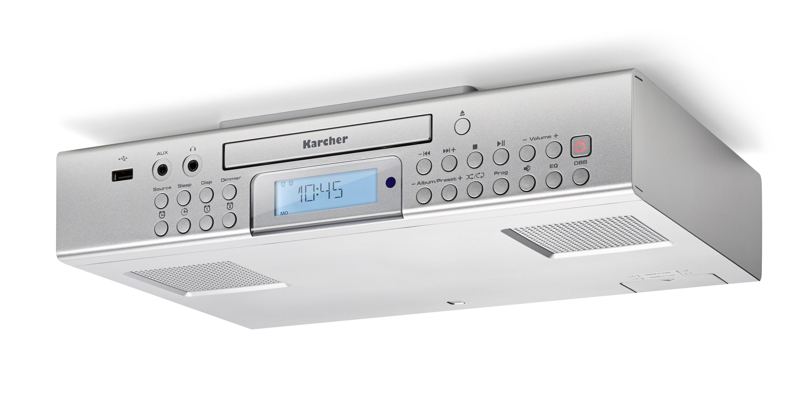 Karcher RA 2050 Küchen-Radio (UKW (FM), 3 W, Unterbauradio (UKW) mit CD-Player, USB inkl. Ladefunktion) – Bild 4 von 5