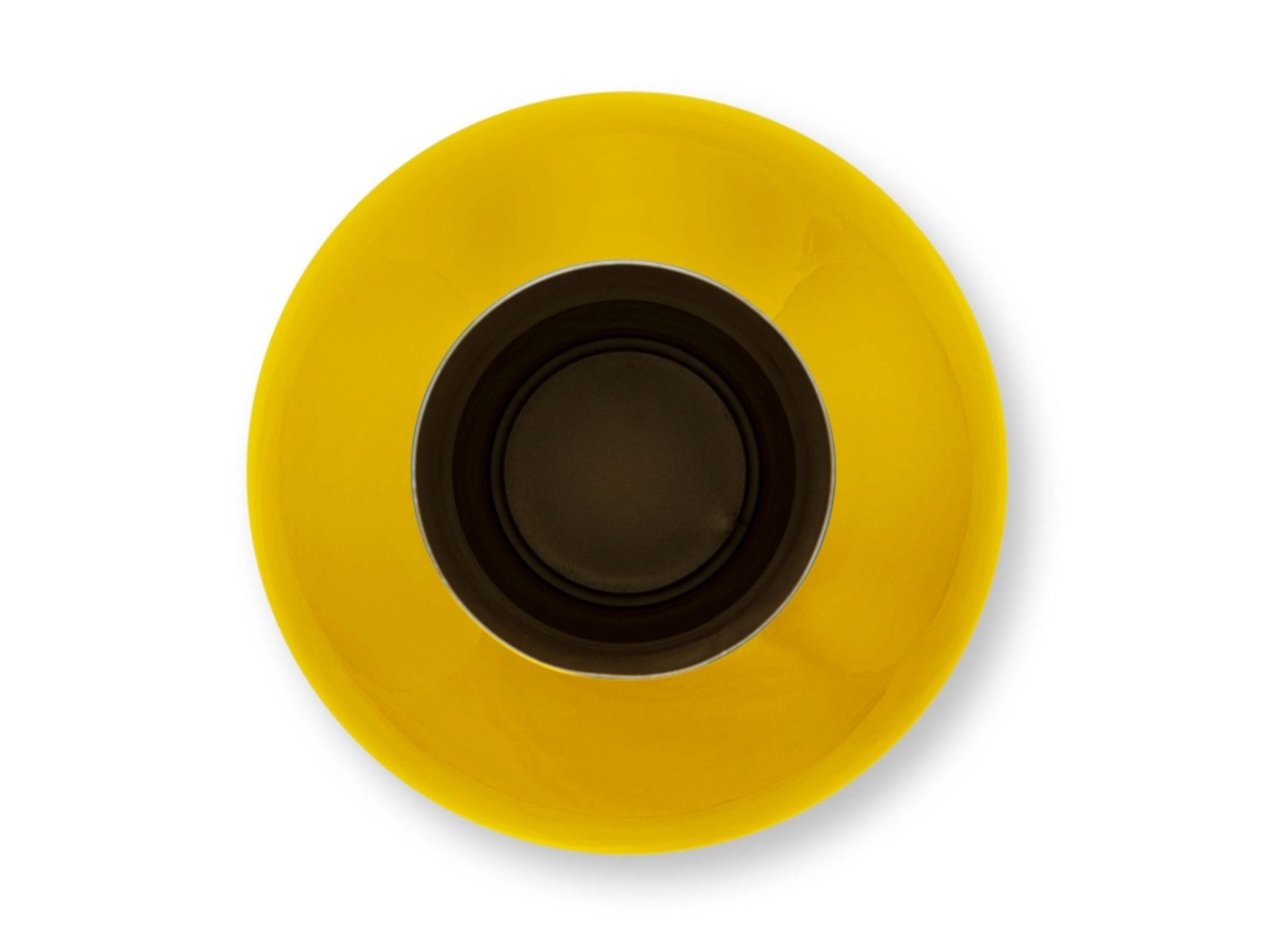 PiP Studio Dekovase Vase Metal medium ockergelb 24 x 40 cm (Vasen), Vase Me günstig online kaufen