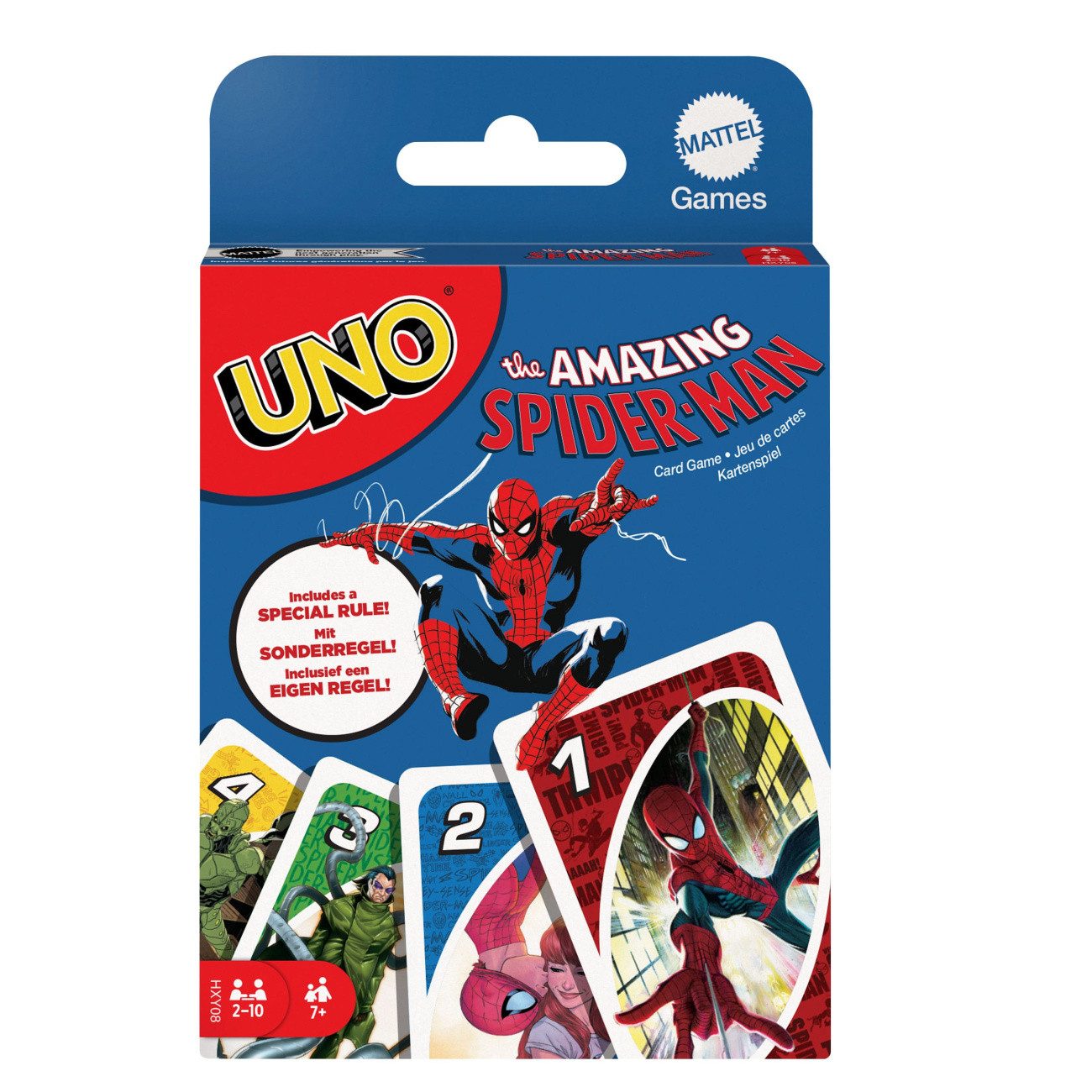Mattel® Spiel The Amazing Spider-Man Kartenspiel UNO