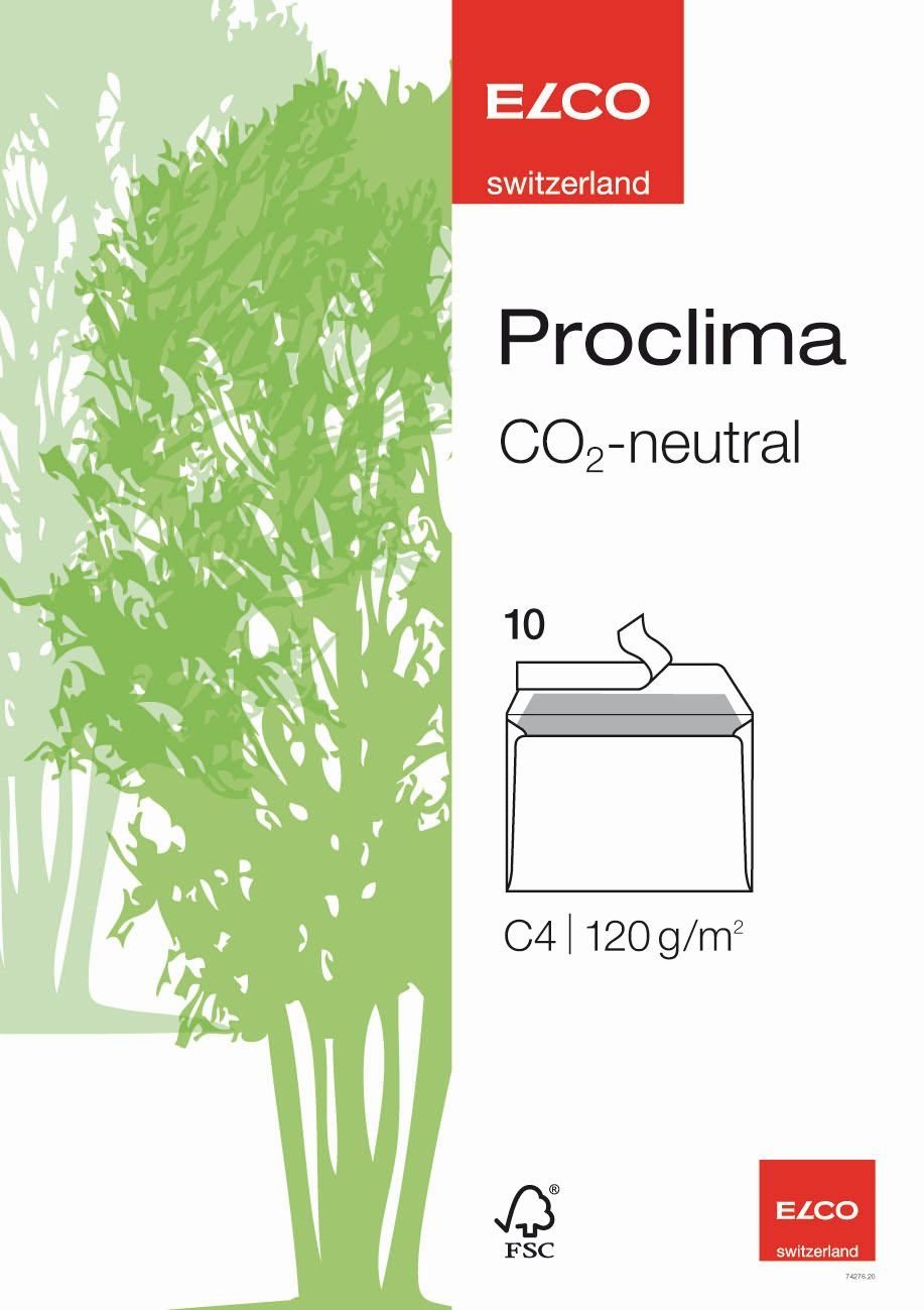 ELCO Isolierband Briefhülle Proclima - C4, hochweiß, Haftklebung, 100 g/qm, 10 Stück