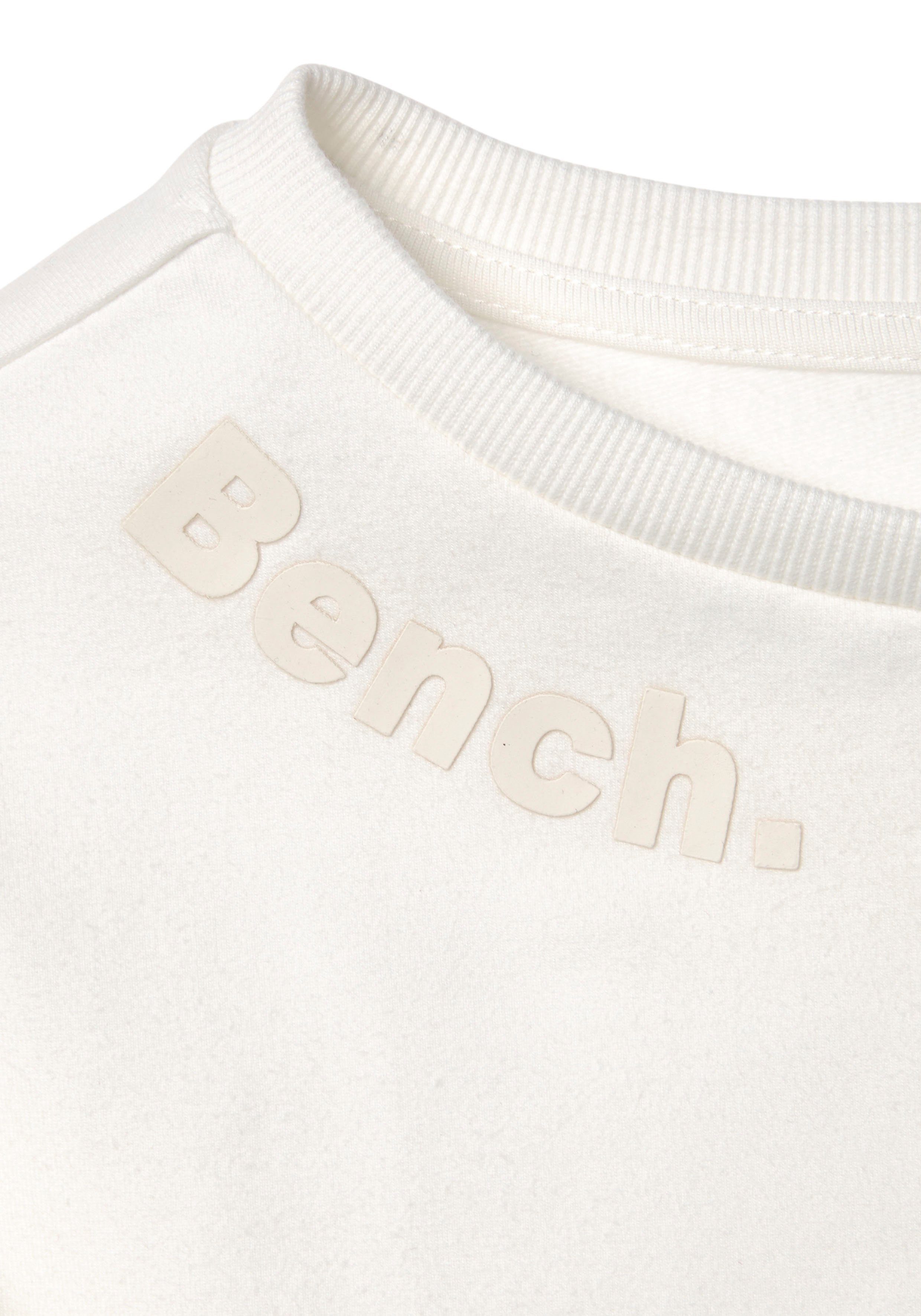 Bench. Loungewear Sweatshirt mit gerafften Ärmelbündchen, Loungeanzug
