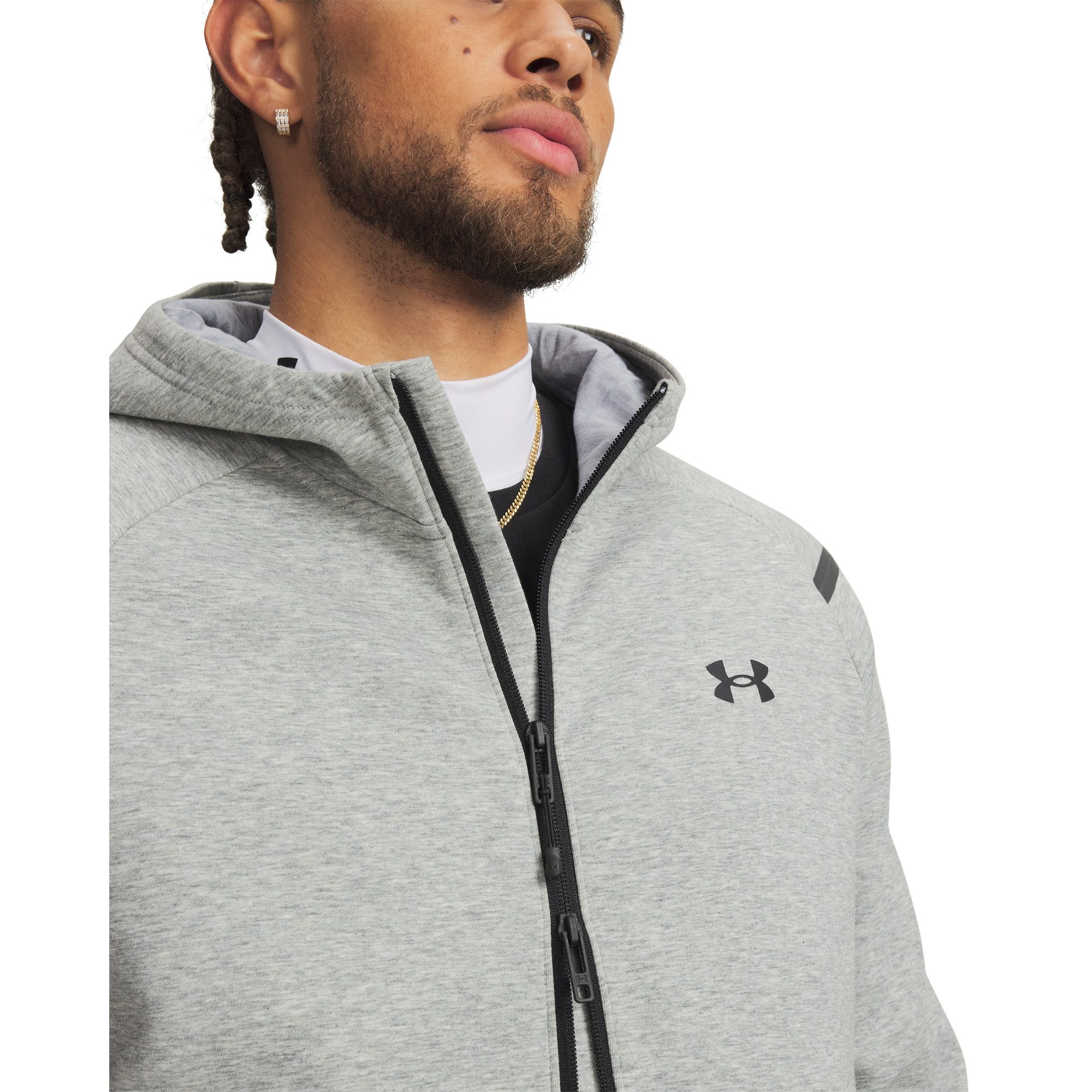 Under Armour® Allwetterjacke Under Armour Herren Kapuzenjacke UA Unstoppable Flc FZ HD EU 1389352
