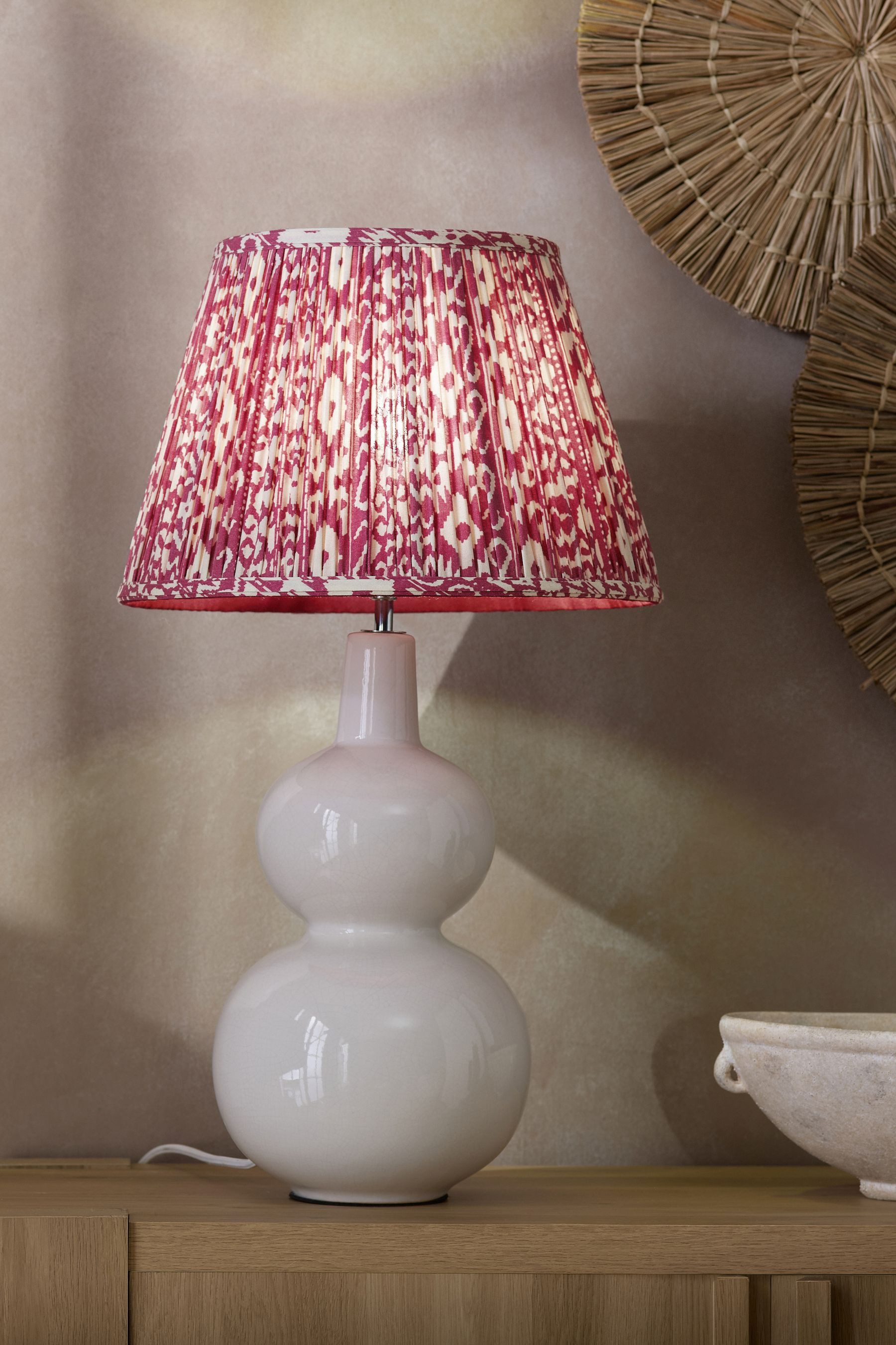 Next Lampenschirm Plissierter Lampenschirm