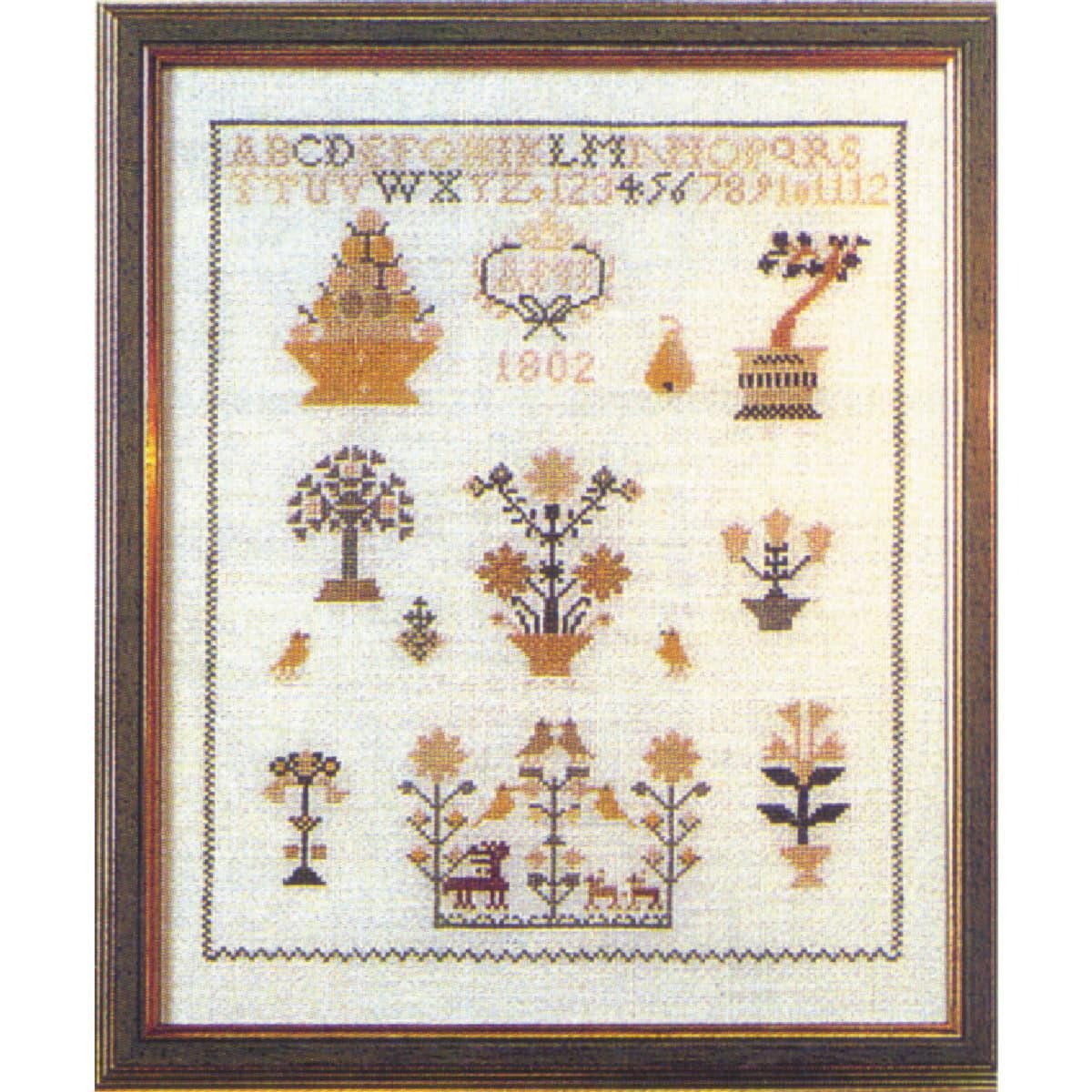 Permin Kreativset Permin Kreuzstich Stickpackung "Altes Land", (embroidery kit by Marussia)