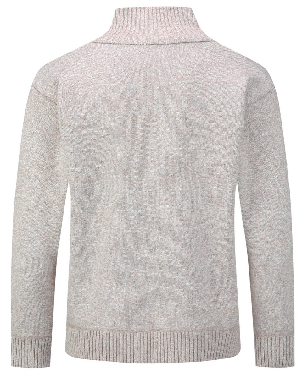 Allthemen Cardigan gefütterte Strickjacke Grobstrick Pullover Warm Übergangsjacke Winter – Bild 3 von 5