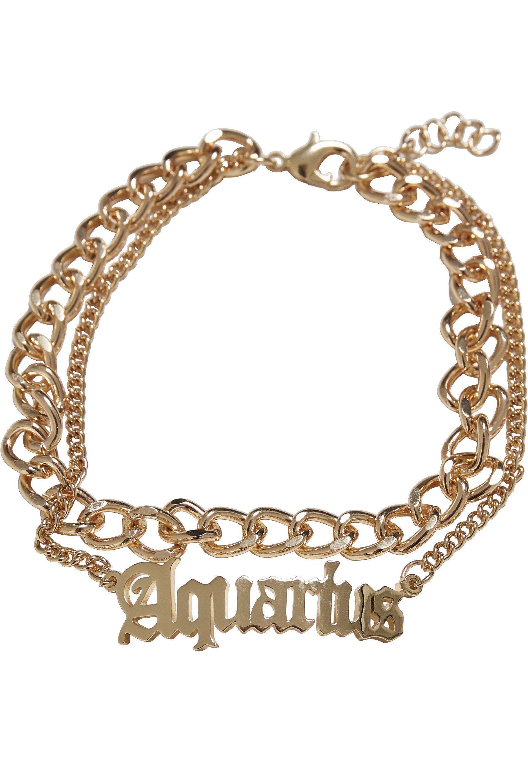 URBAN CLASSICS Fußkette Urban Classics Unisex Zodiac Golden Anklet