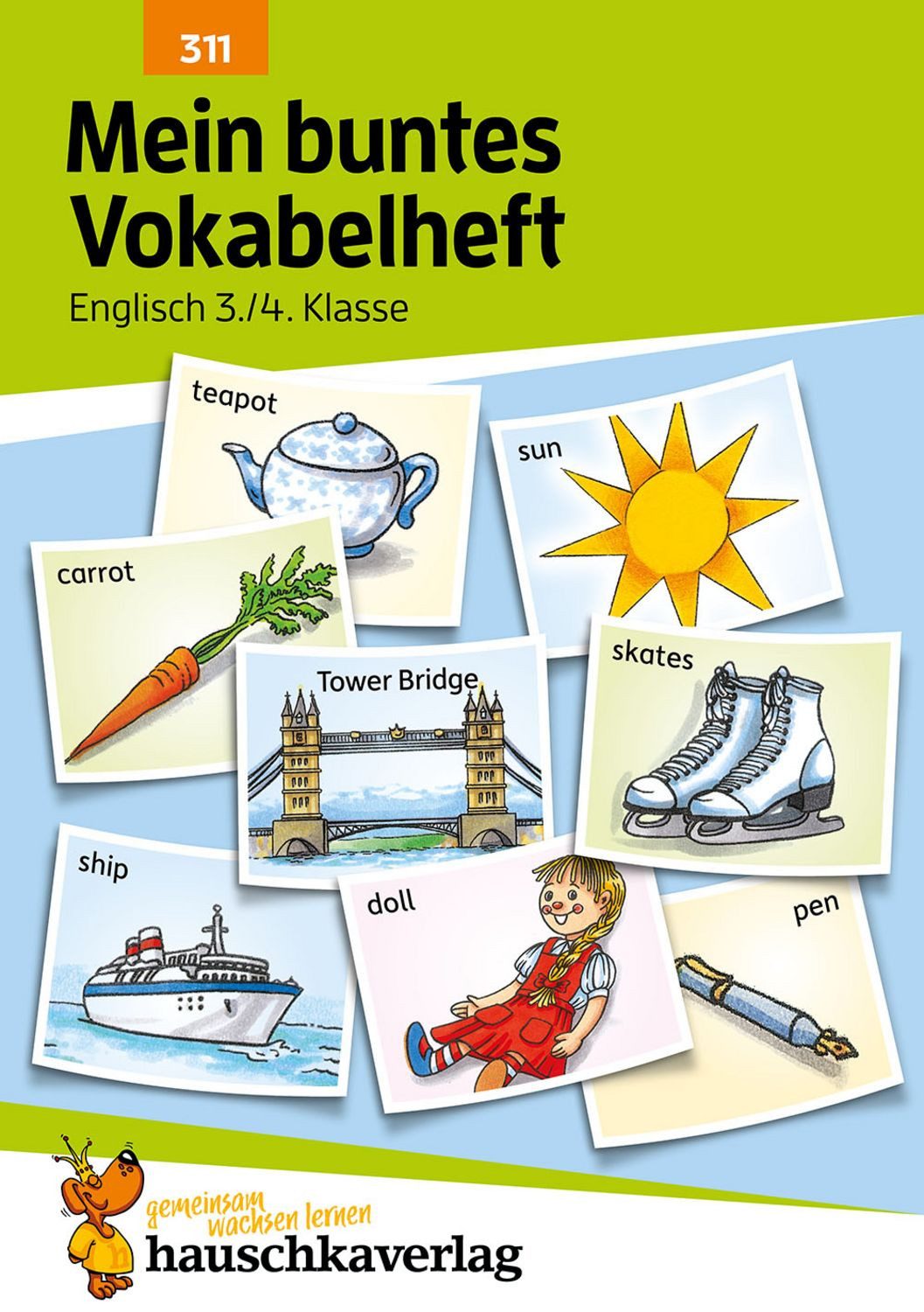 Mein buntes Vokabelheft. Englisch 3./4. Klasse, A5-Heft / Ludwig Waas