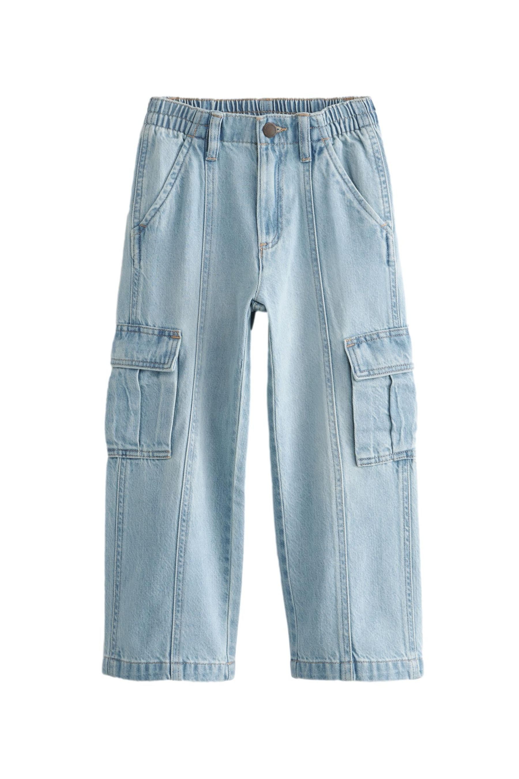 Cargojeans Cargojeans mit weitem Bein