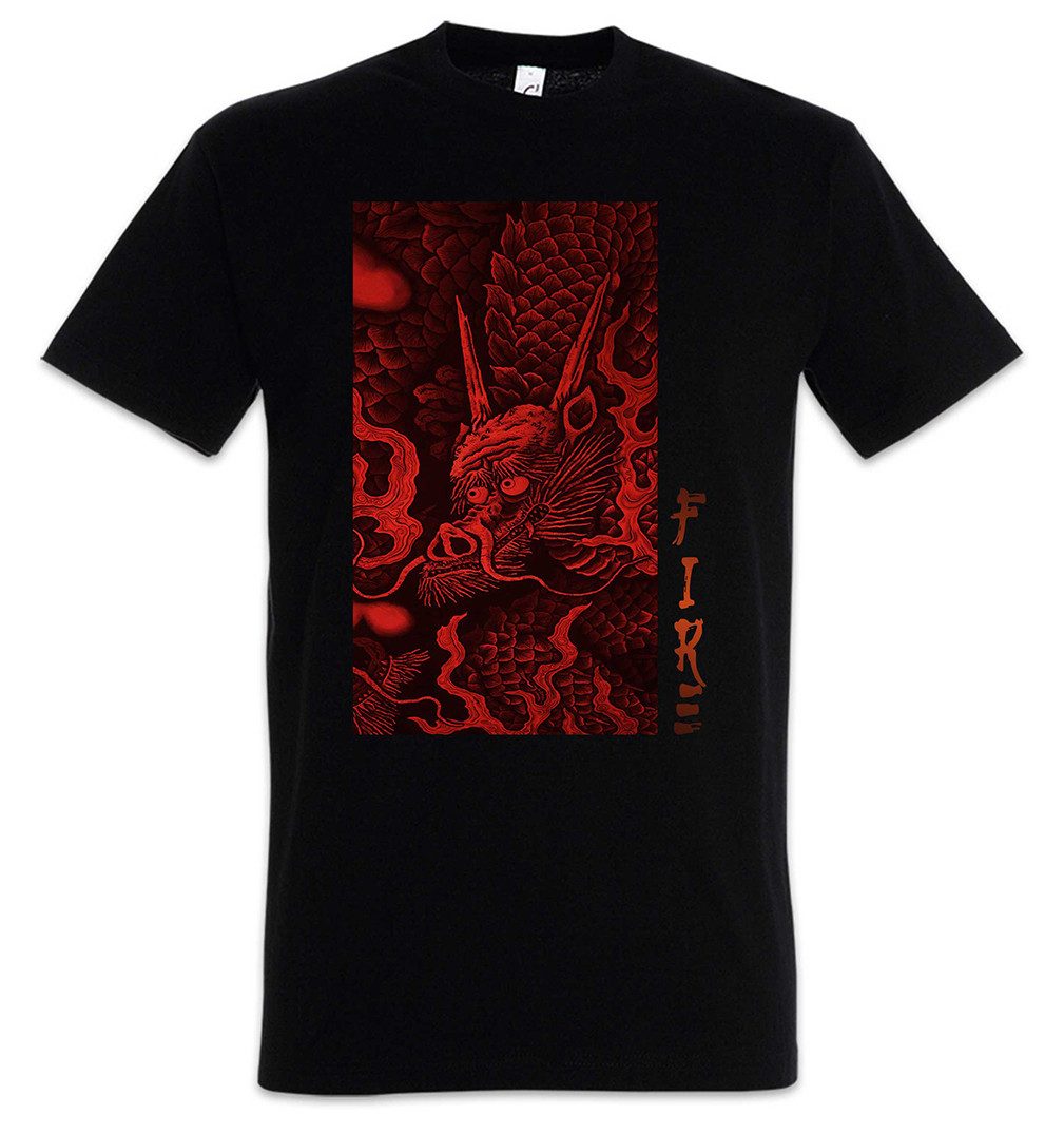 Urban Backwoods Print-Shirt Japanese Dragon II Herren T-Shirt China Drache günstig online kaufen