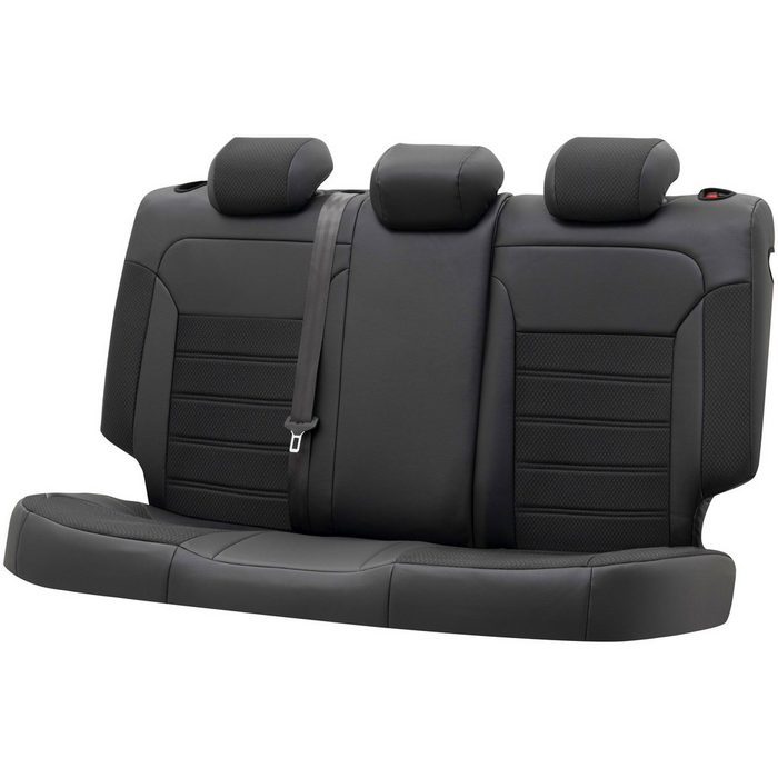 WALSER Autositzbezug Aversa 1 Rücksitzbankbezug für Normalsitze passgenau für Hyundai i10 (BA IA) 08/2013-Heute