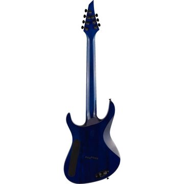 Jackson E-Gitarre, Pro Series Signature Chris Broderick Soloist HT7P Transparent Blue -