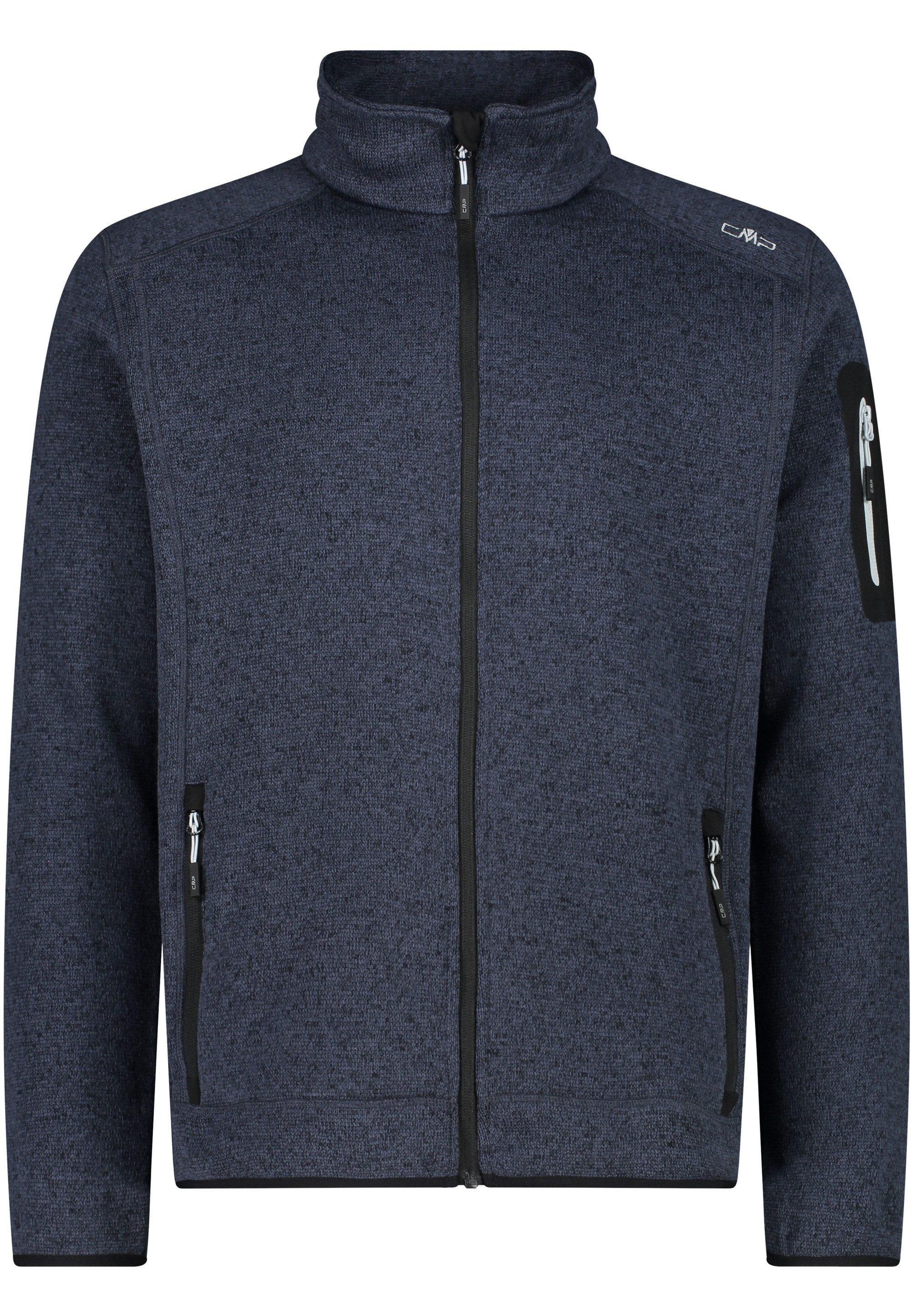 CMP Strickfleecejacke MAN JACKET ANTRACITE-NERO günstig online kaufen