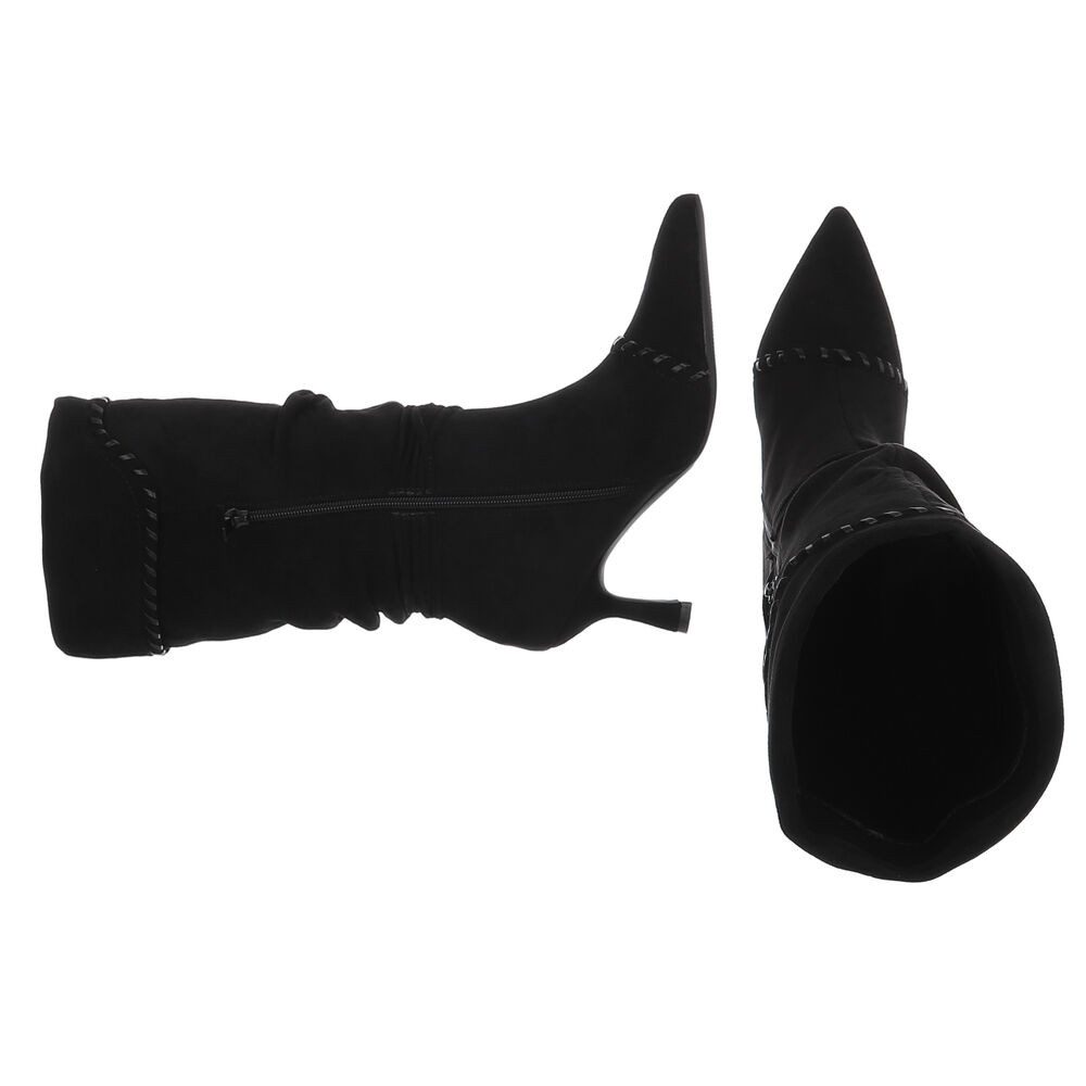 Ital-Design Elegante Stiefel mit spitzer Zehenform und modischen Details St günstig online kaufen