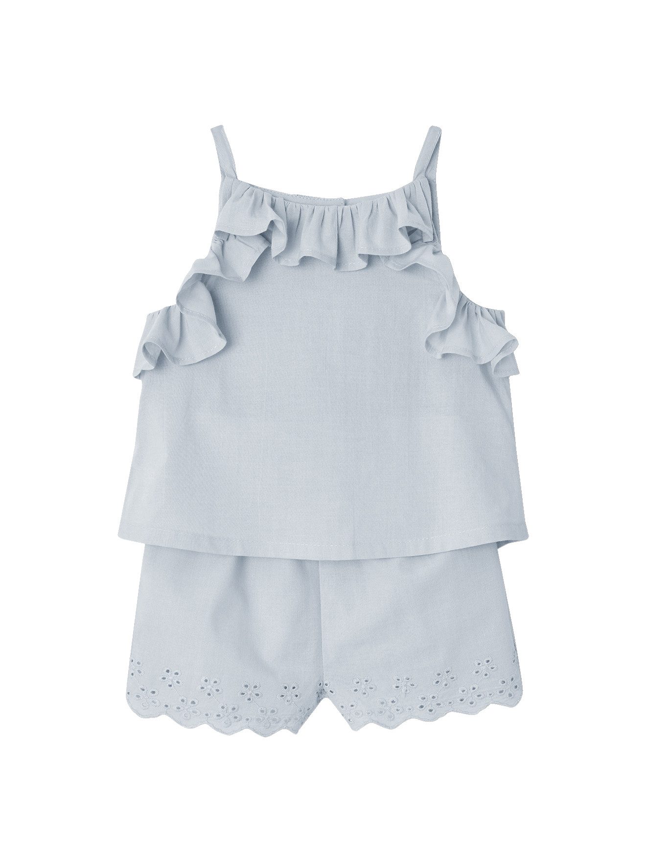 Hemd & Hose Mädchen Baby-Set: Blusentop & Shorts