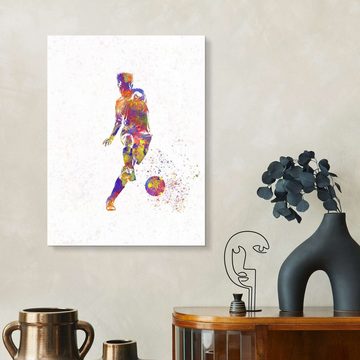 Posterlounge Acrylglasbild nobelart, Fußballspieler XX, Jugendzimmer Malerei
