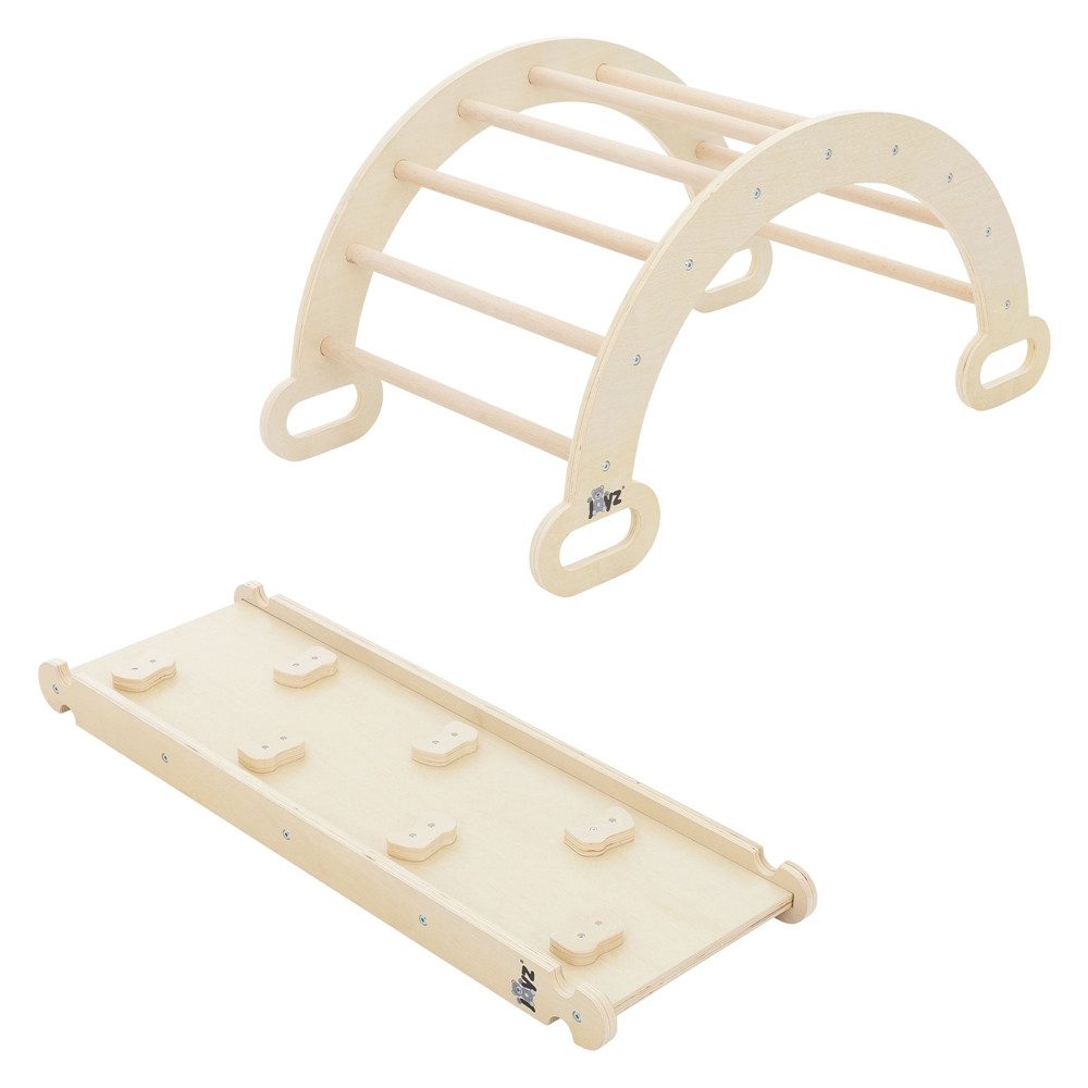 Joyz Klettergerüst Indoor Holz Spielplatz Motorik günstig online kaufen
