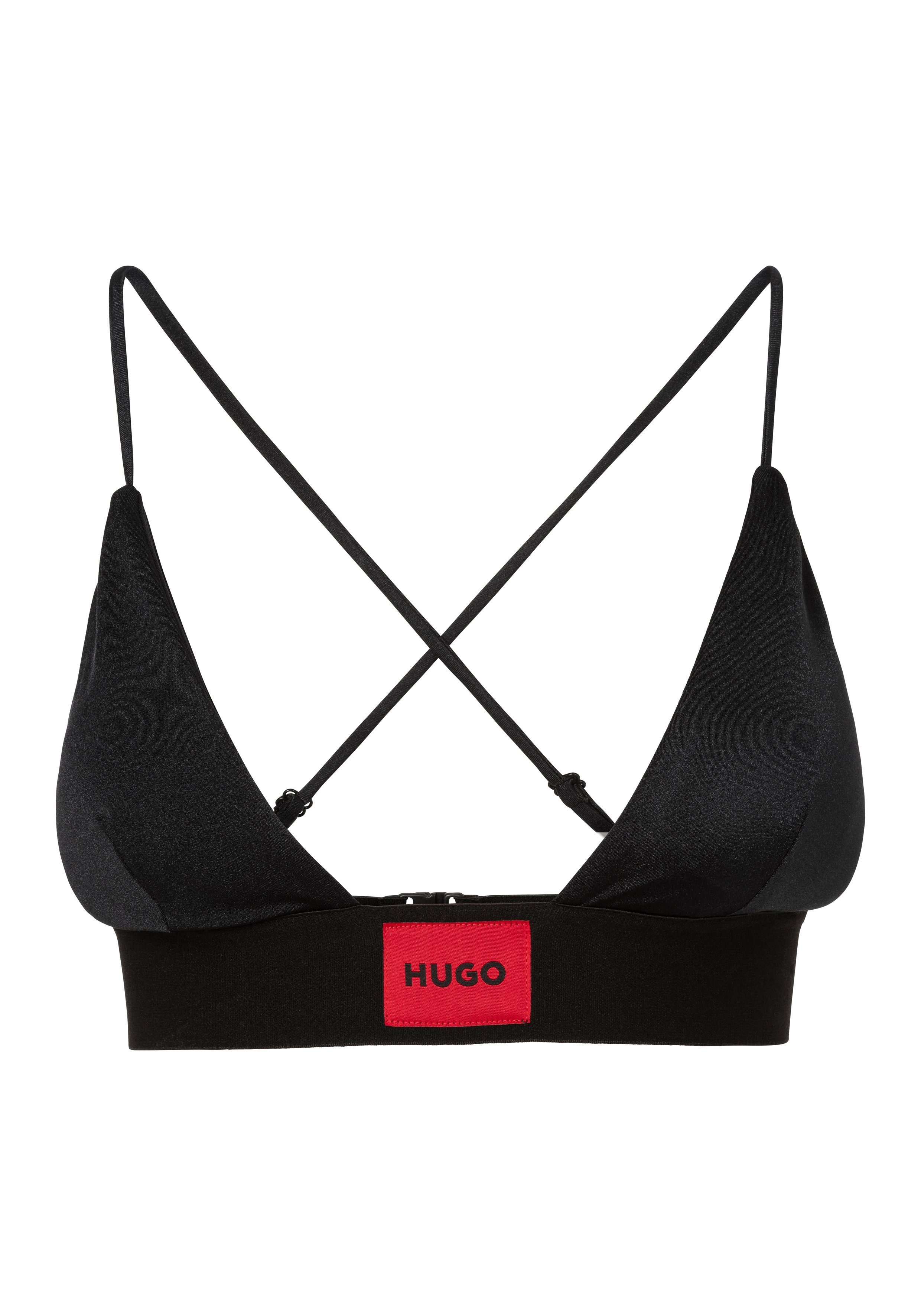 HUGO Triangel-Bikini-Top HANA TRIANGLE, mit gekreuztem Rücken