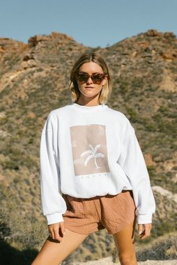 Rusty Sweatshirt SUNSET PALM OVERSIZE CREW NECK FLEECE