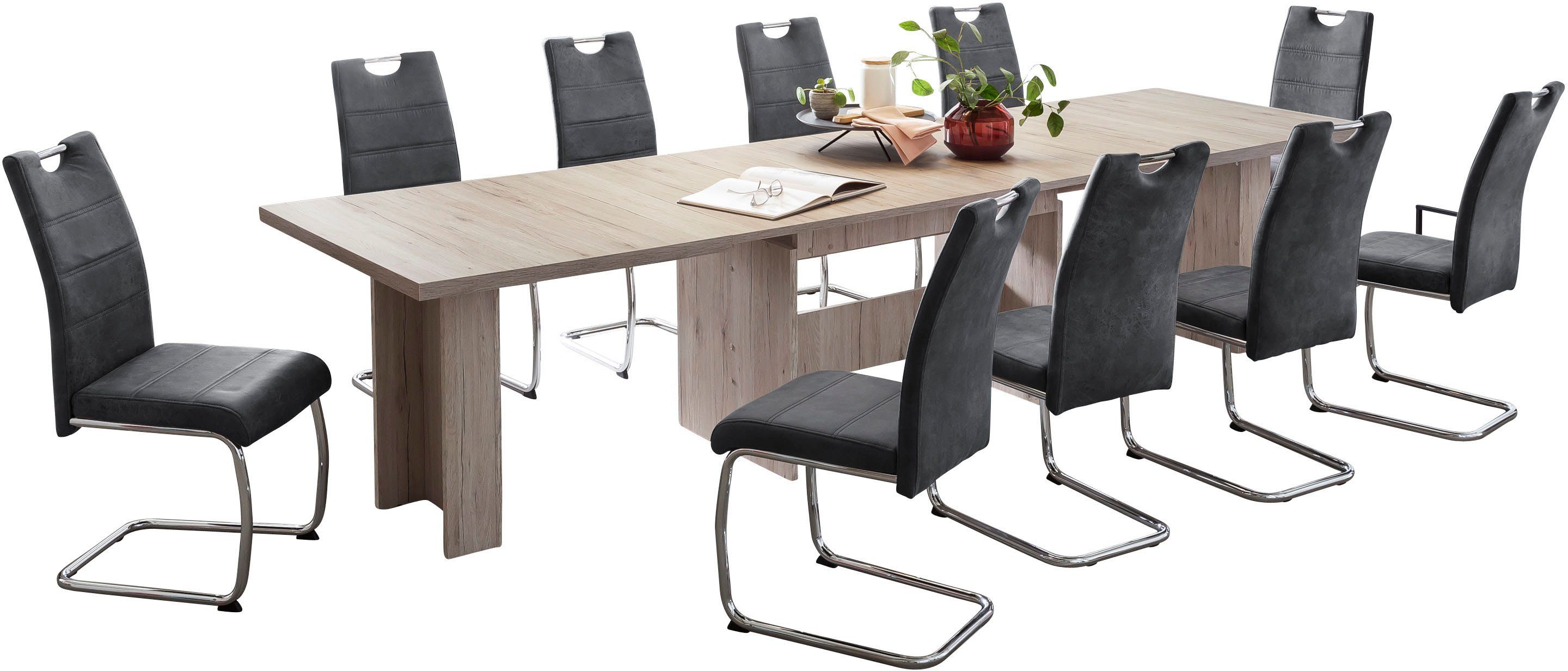 HELA Essgruppe Lia, 11tlg. Sitzgruppe, Extra viel Platz, (Set, 11-tlg., 11t günstig online kaufen