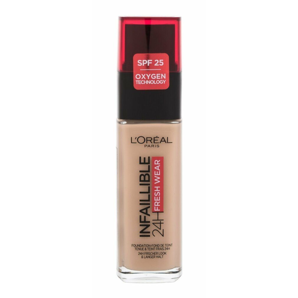 L'Oreal Deutschland Foundation Foundation Infaillible 32h Fresh Wear, 110 Rose Vanilla, LSF 25, 30 ml
