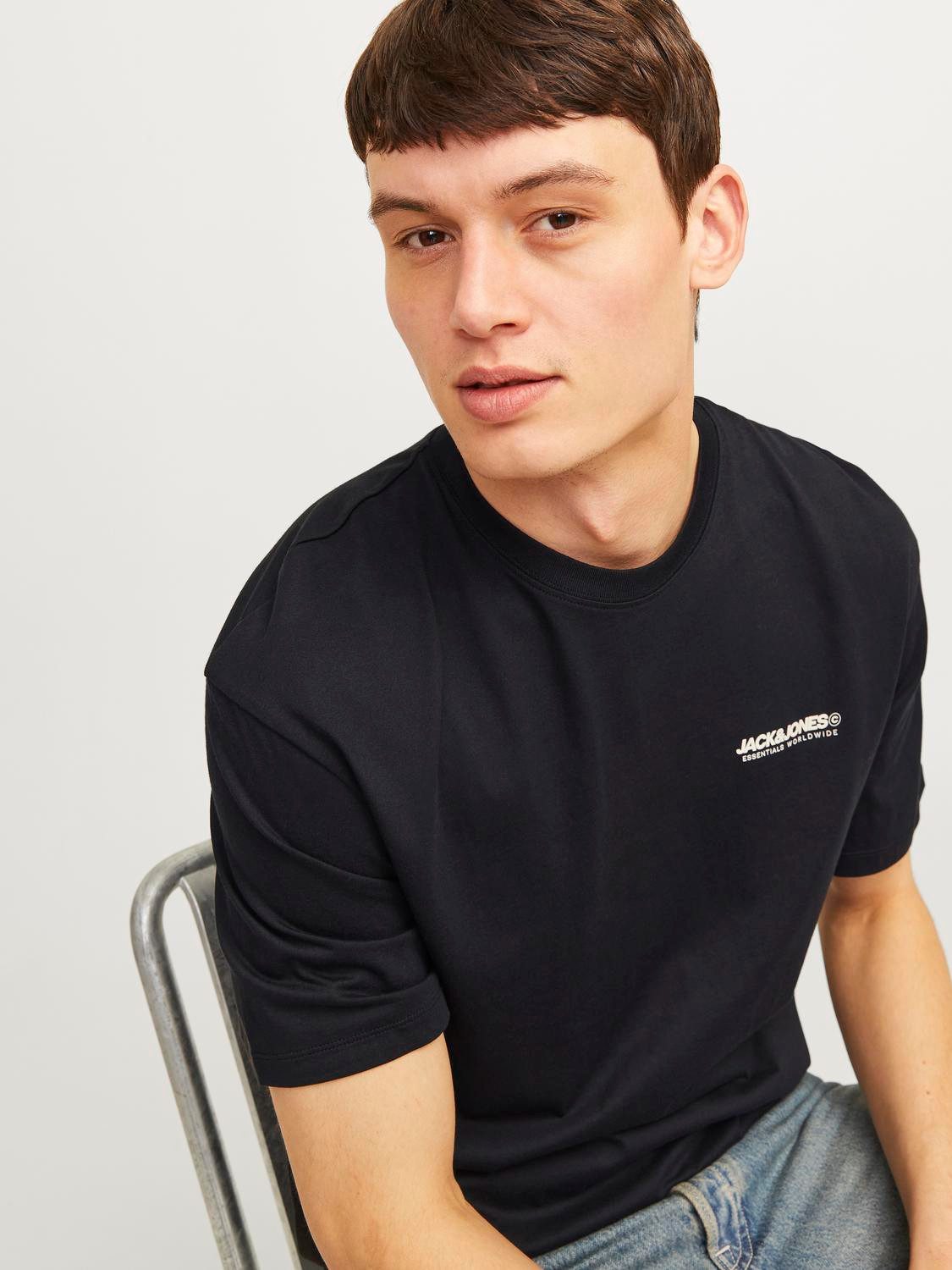 Jack & Jones Rundhalsshirt JJELEGACY TEE SS O-NECK NOOS günstig online kaufen