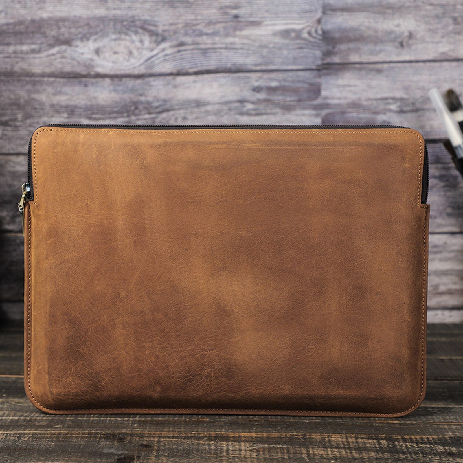 YUBRO-STUDIO Laptoptasche Für MacBook Pro14 Echtleder günstig online kaufen